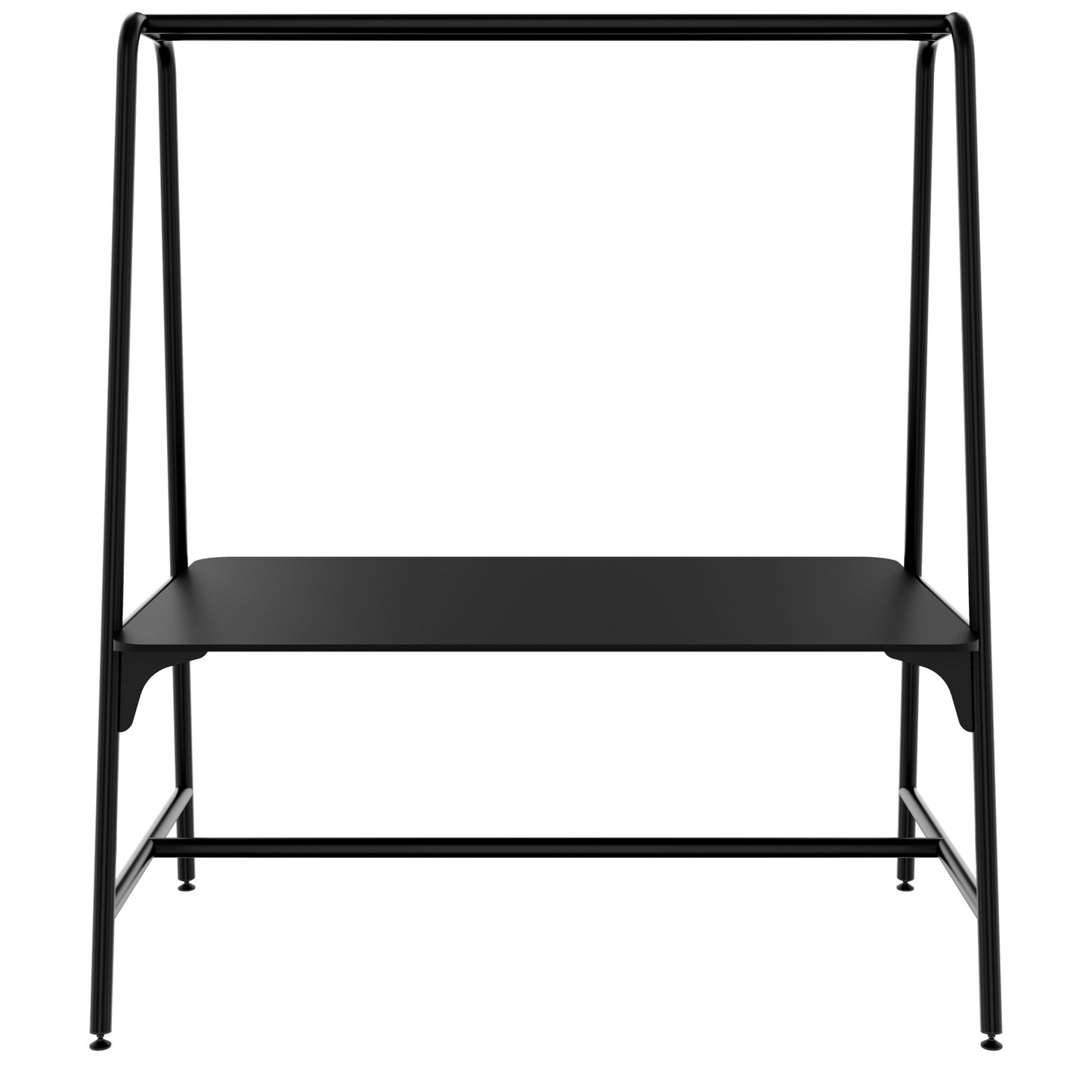ROUND Multipurpose Tisch | 1600 - 1800 x 740 - 1050 mm, Fenix Schwarz