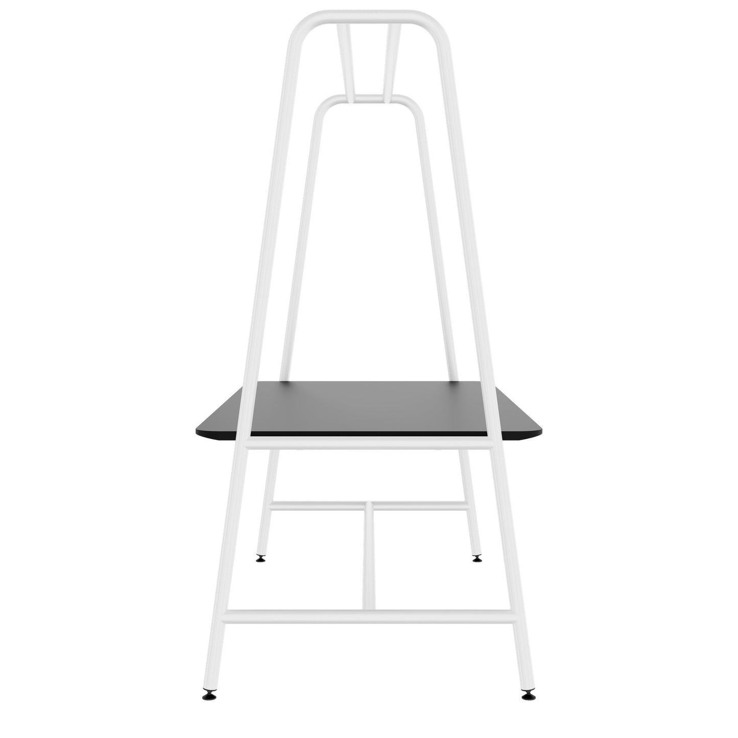ROUND Multipurpose Tisch | 1600 - 1800 x 740 - 1050 mm, Fenix Schwarz