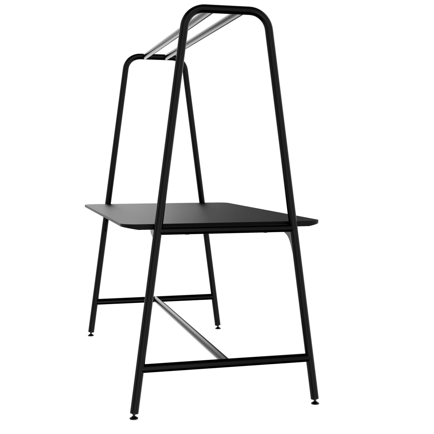 ROUND Multipurpose Tisch | 1600 - 1800 x 740 - 1050 mm, Fenix Schwarz