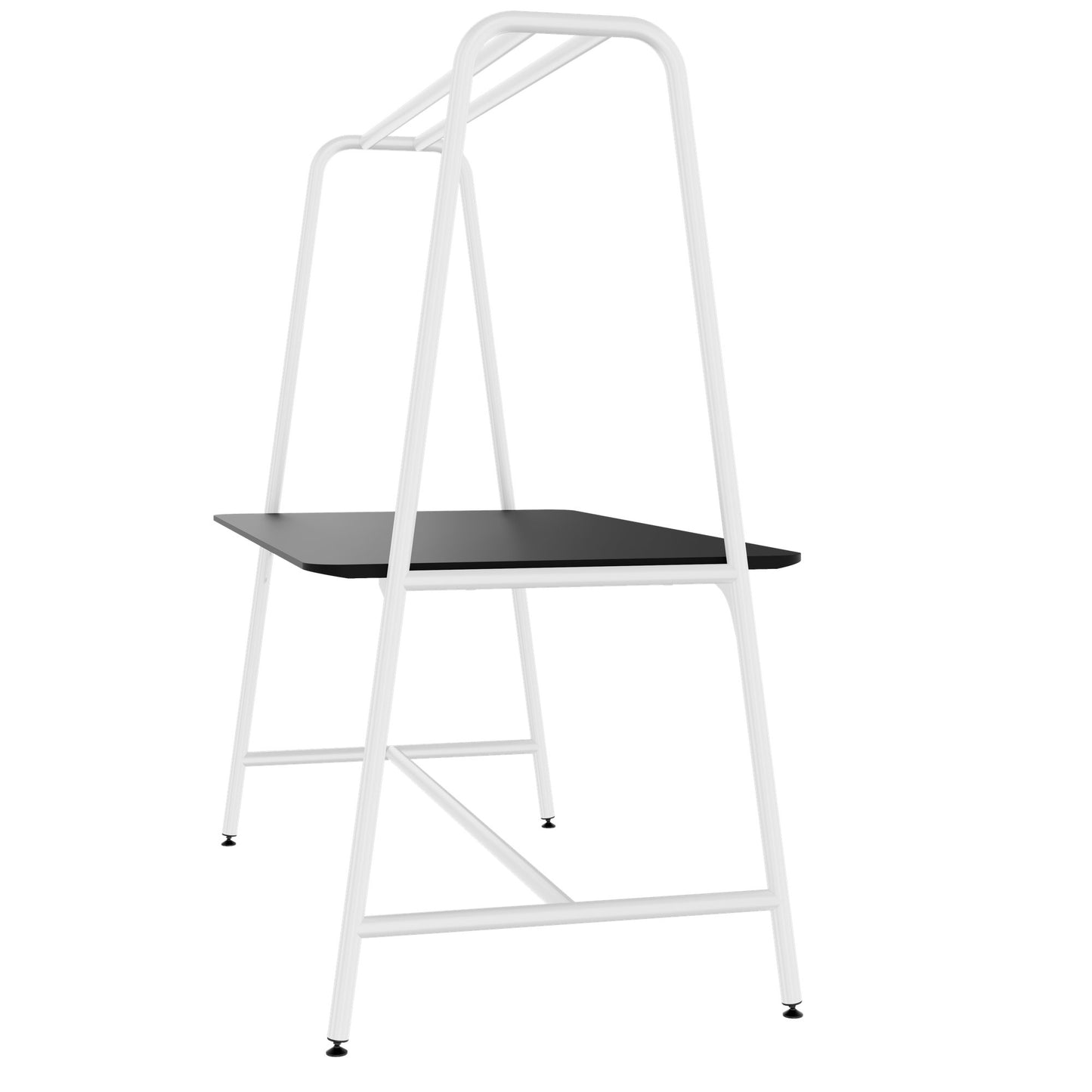 ROUND Multipurpose Tisch | 1600 - 1800 x 740 - 1050 mm, Fenix Schwarz