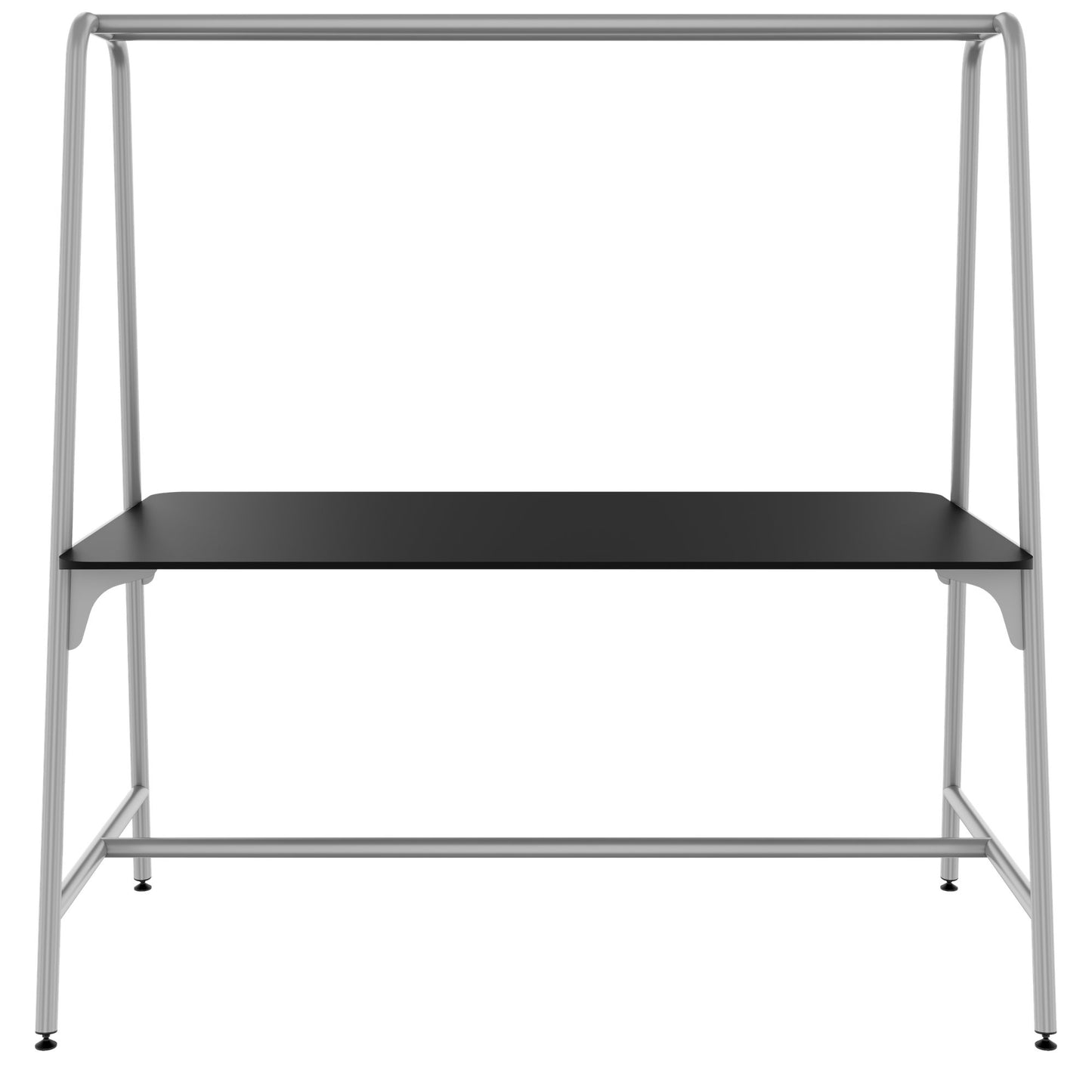 ROUND Multipurpose Tisch | 1600 - 1800 x 740 - 1050 mm, Fenix Schwarz