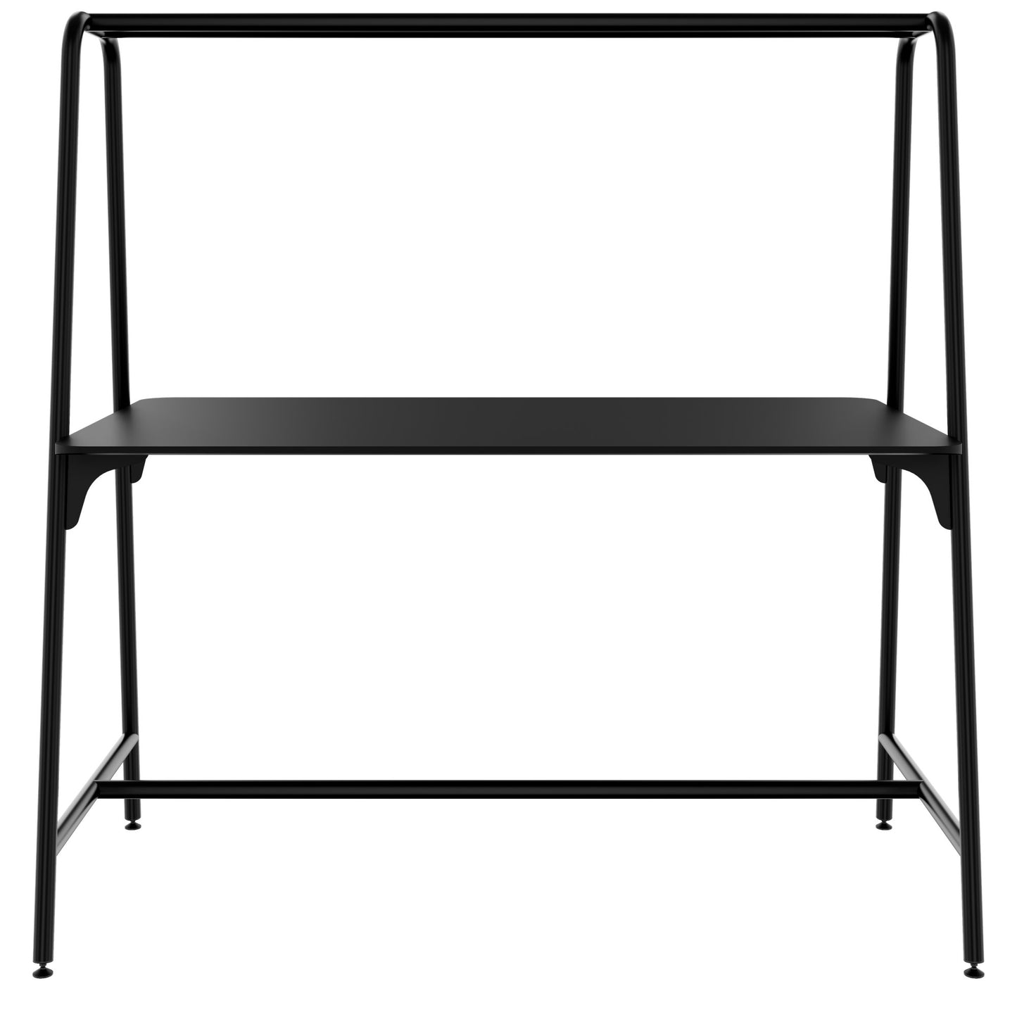 ROUND Multipurpose Tisch | 1600 - 1800 x 740 - 1050 mm, Fenix Schwarz