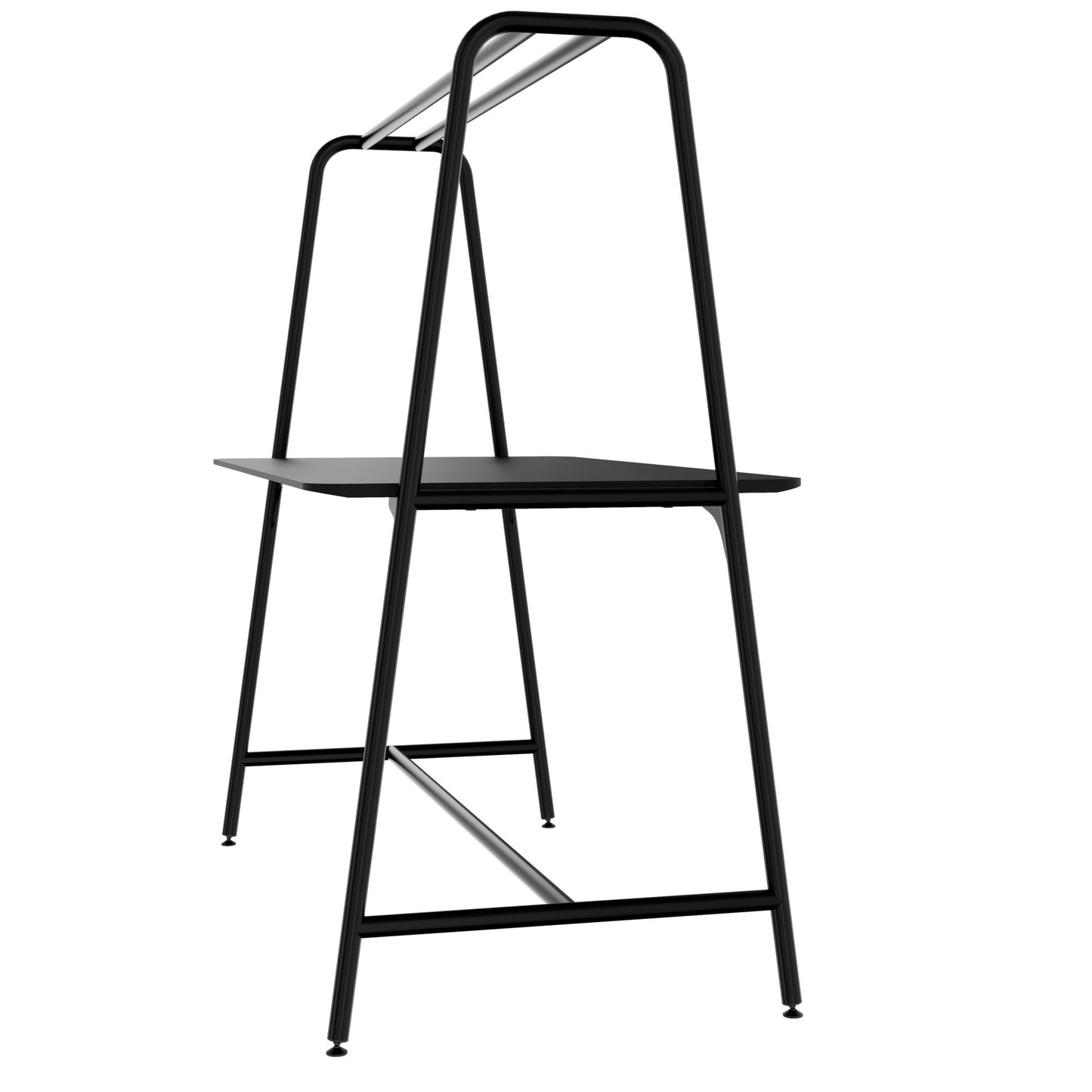 ROUND Multipurpose Tisch | 1600 - 1800 x 740 - 1050 mm, Fenix Schwarz