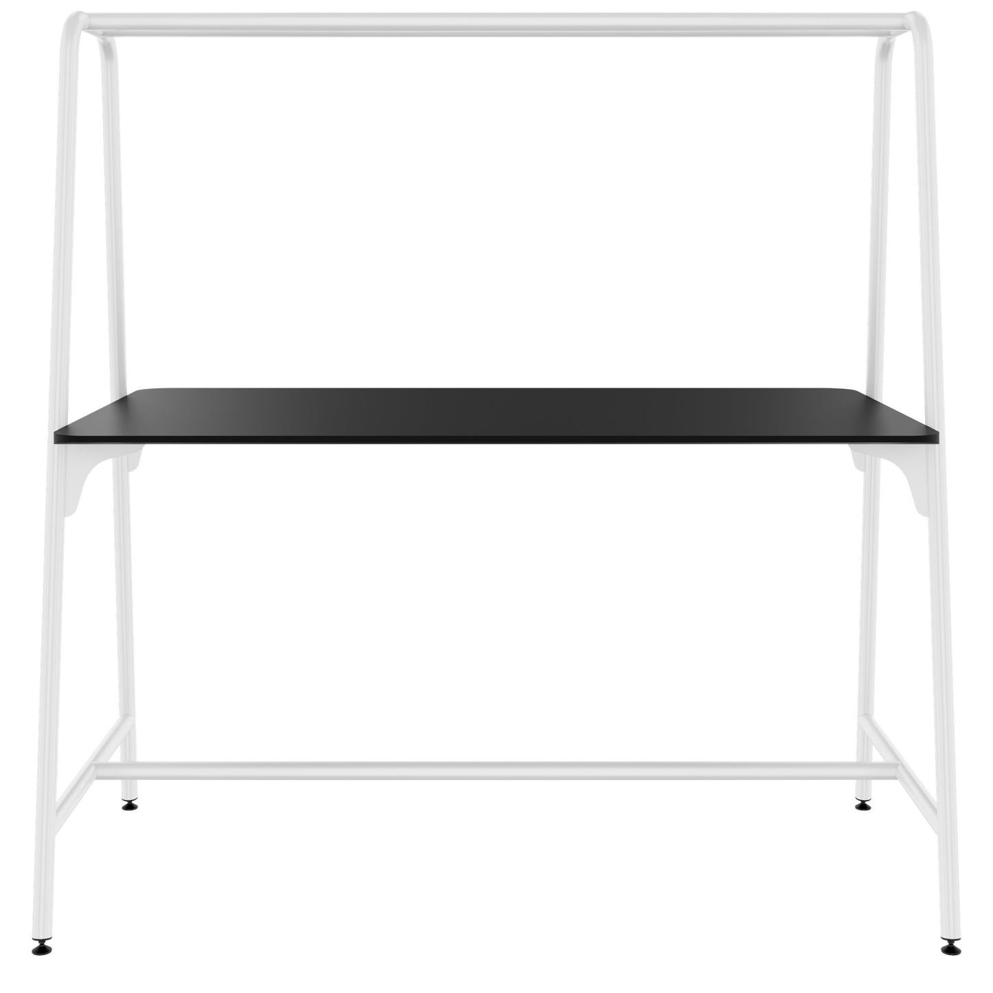 ROUND Multipurpose Tisch | 1600 - 1800 x 740 - 1050 mm, Fenix Schwarz