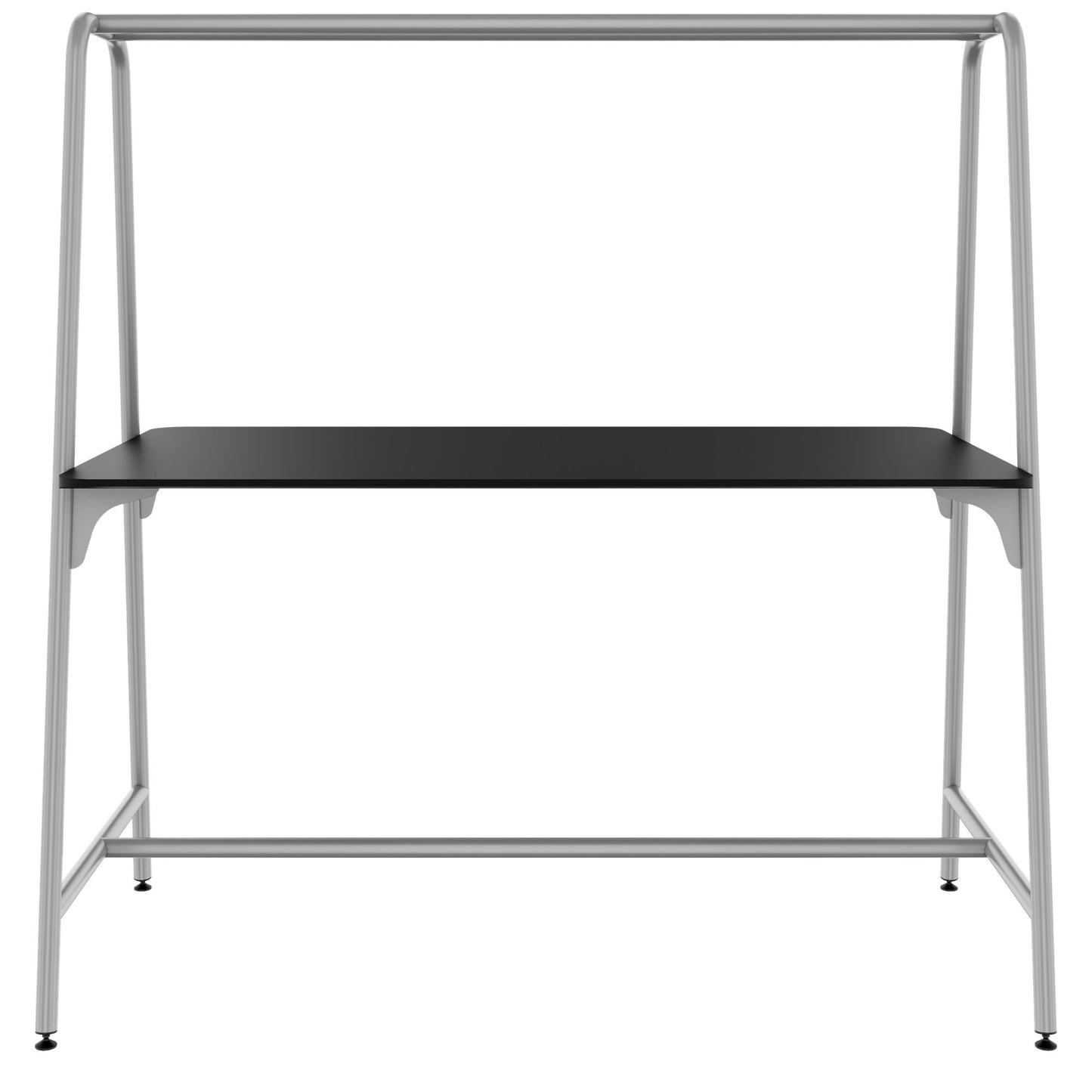 ROUND Multipurpose Tisch | 1600 - 1800 x 740 - 1050 mm, Fenix Schwarz