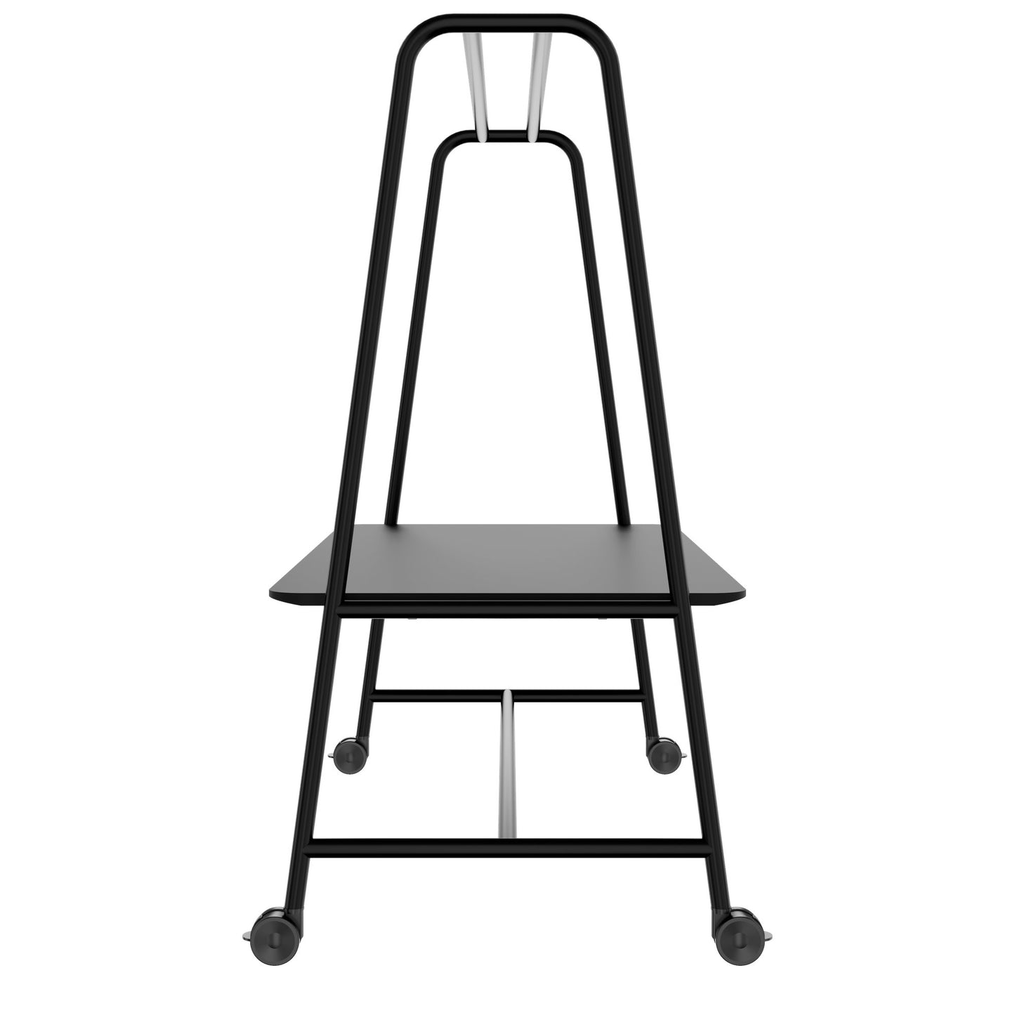ROUND Multipurpose Tisch | 1600 - 1800 x 740 - 1050 mm, Fenix Schwarz