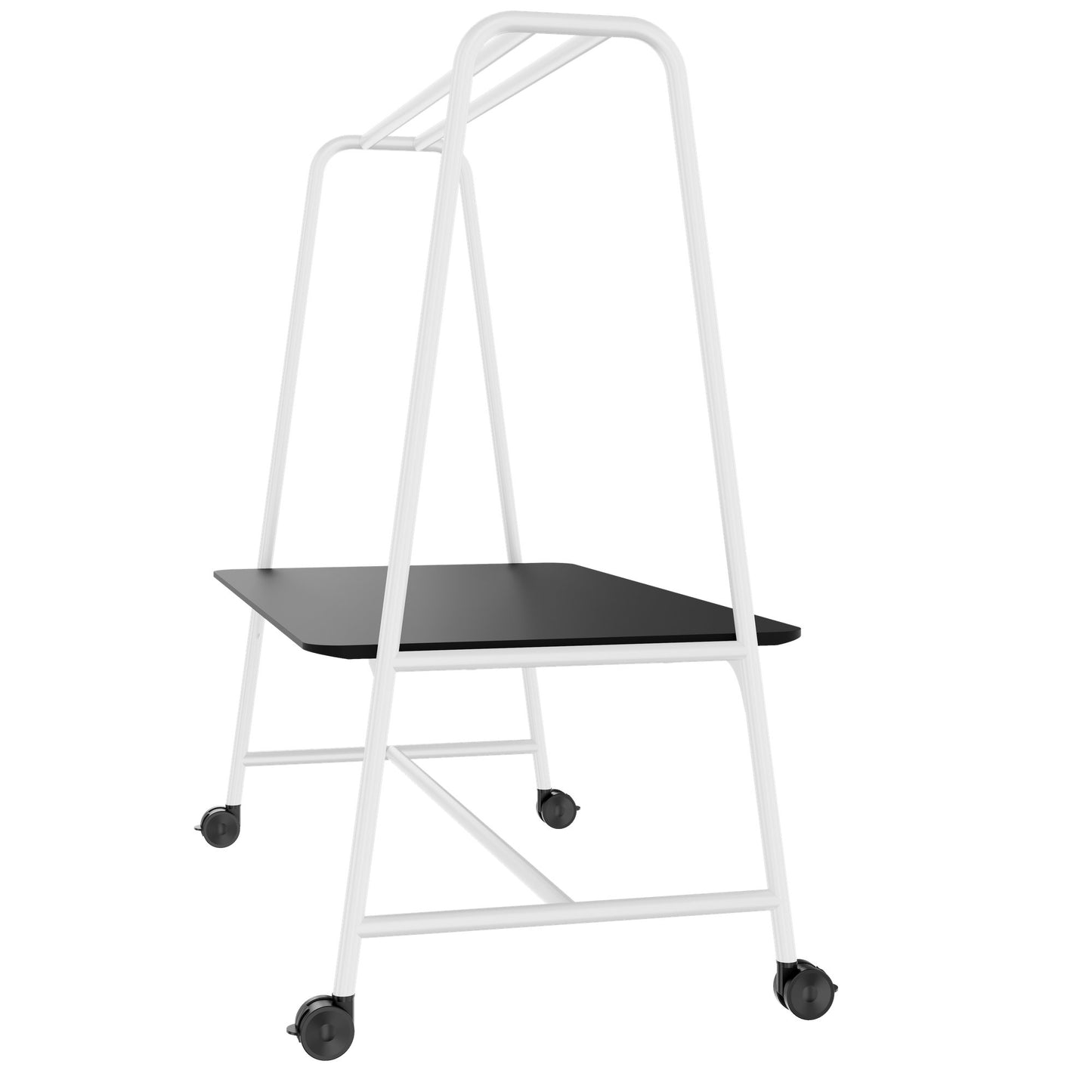 ROUND Multipurpose Tisch | 1600 - 1800 x 740 - 1050 mm, Fenix Schwarz