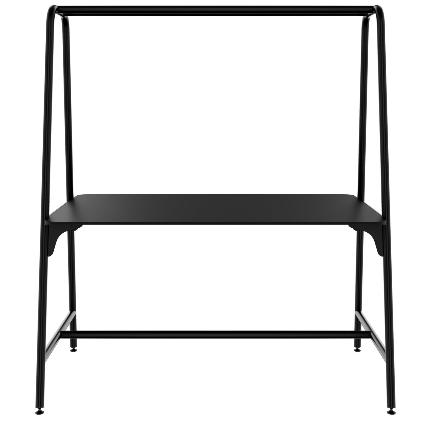 ROUND Multipurpose Tisch | 1600 - 1800 x 740 - 1050 mm, Fenix Schwarz