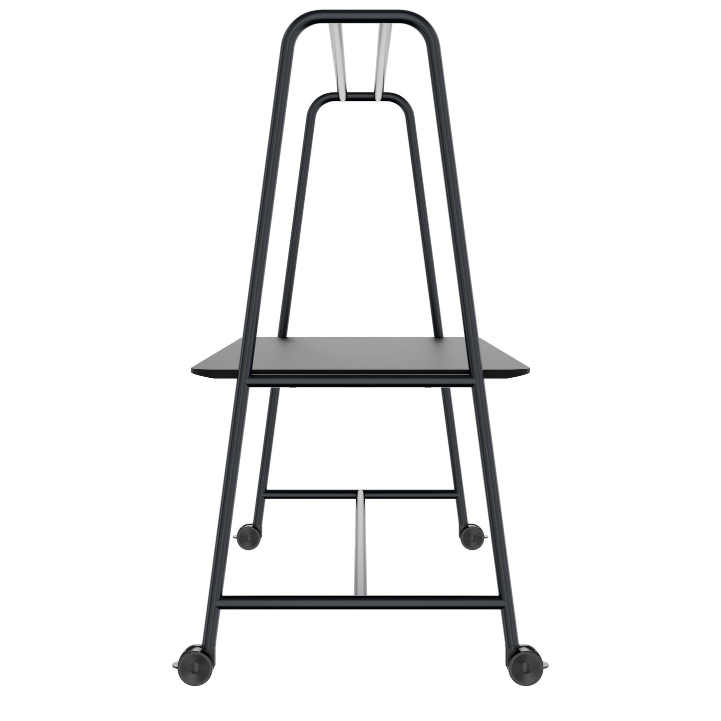 ROUND Multipurpose Tisch | 1600 - 1800 x 740 - 1050 mm, Fenix Schwarz