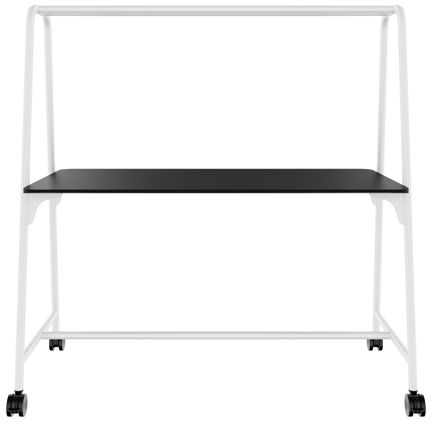 ROUND Multipurpose Tisch | 1600 - 1800 x 740 - 1050 mm, Fenix Schwarz