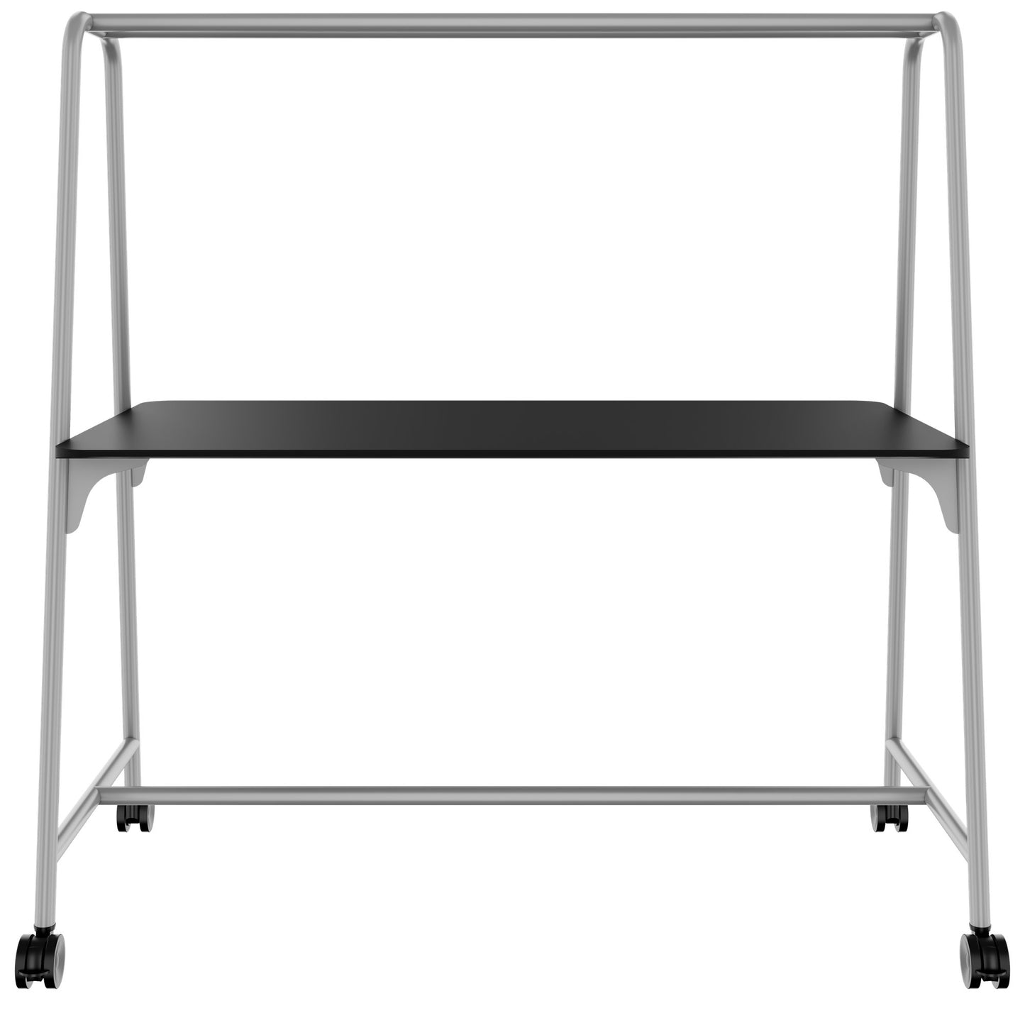 ROUND Multipurpose Tisch | 1600 - 1800 x 740 - 1050 mm, Fenix Schwarz