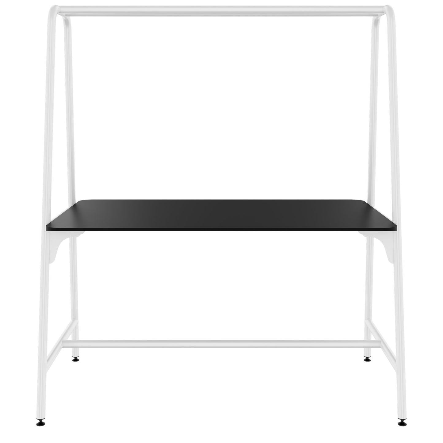 ROUND Multipurpose Tisch | 1600 - 1800 x 740 - 1050 mm, Fenix Schwarz