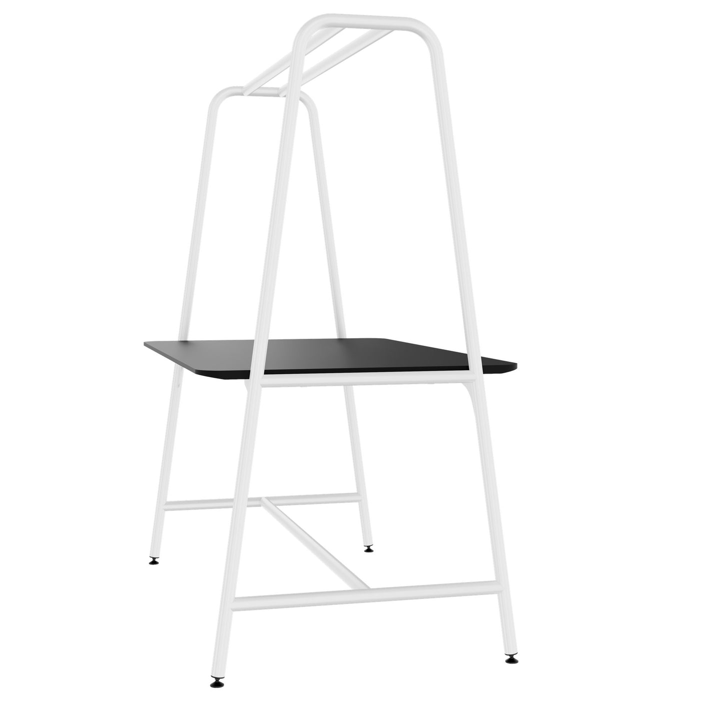 ROUND Multipurpose Tisch | 1600 - 1800 x 740 - 1050 mm, Fenix Schwarz