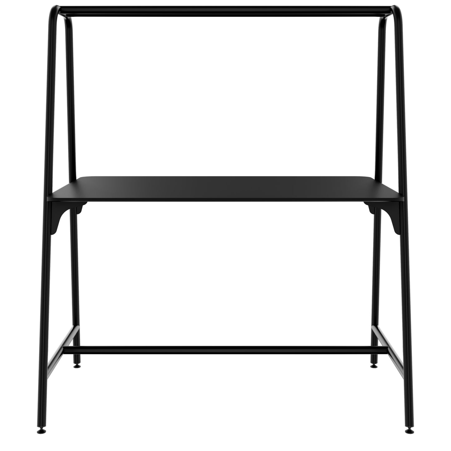 ROUND Multipurpose Tisch | 1600 - 1800 x 740 - 1050 mm, Fenix Schwarz