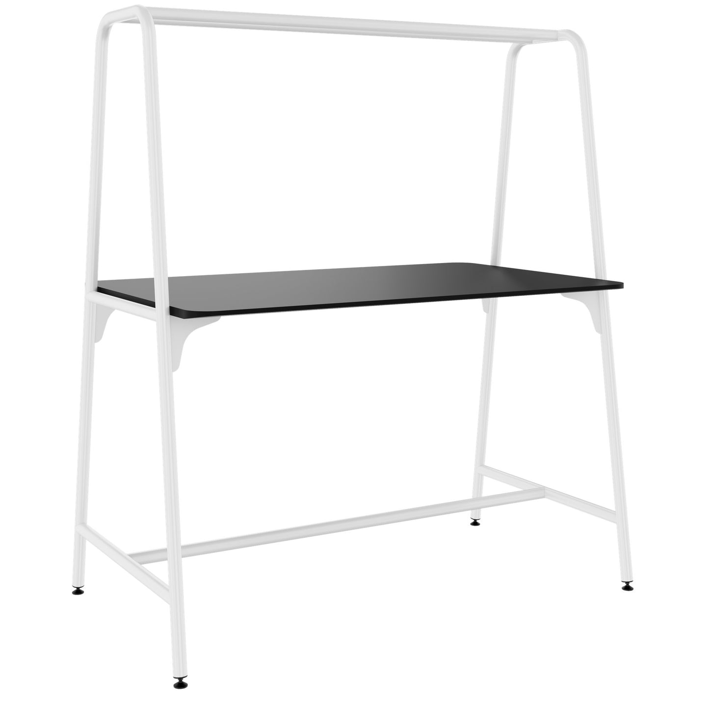 ROUND Multipurpose Tisch | 1600 - 1800 x 740 - 1050 mm, Fenix Schwarz