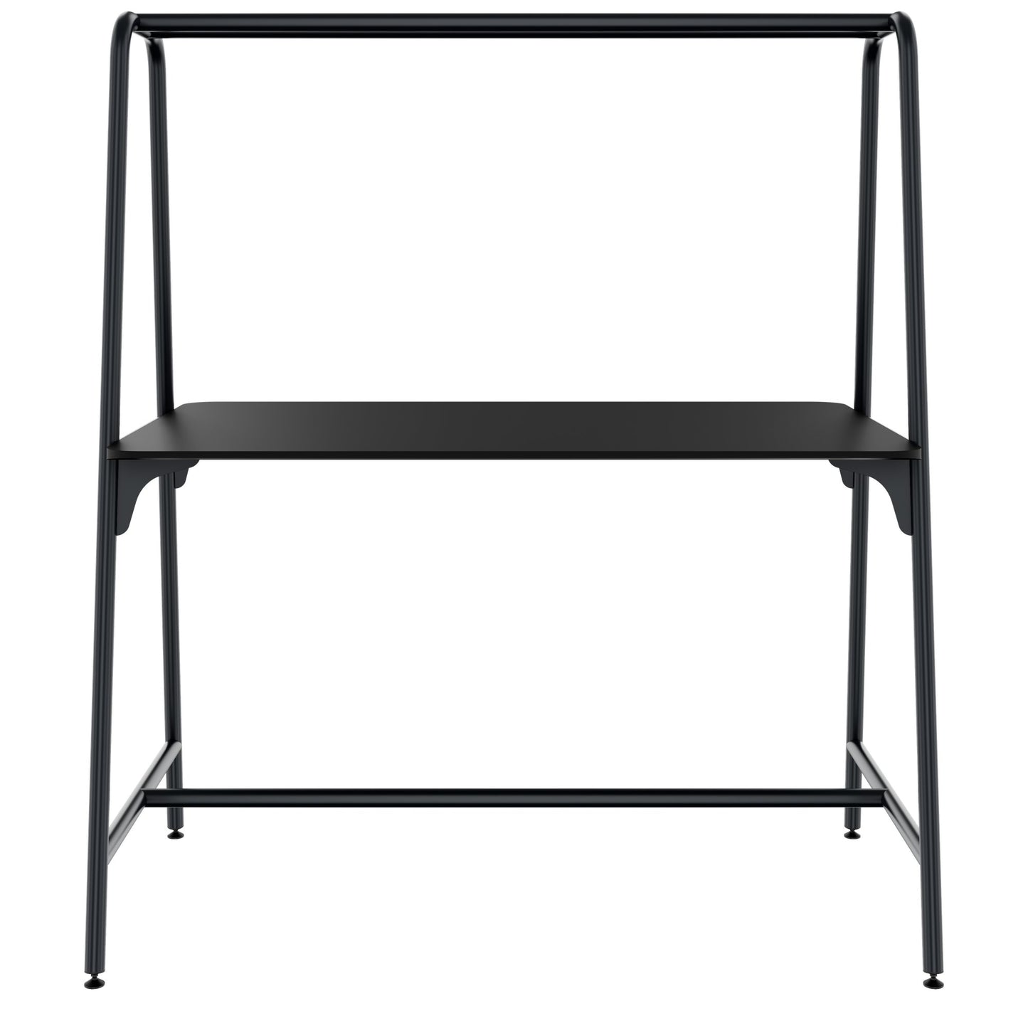 ROUND Multipurpose Tisch | 1600 - 1800 x 740 - 1050 mm, Fenix Schwarz