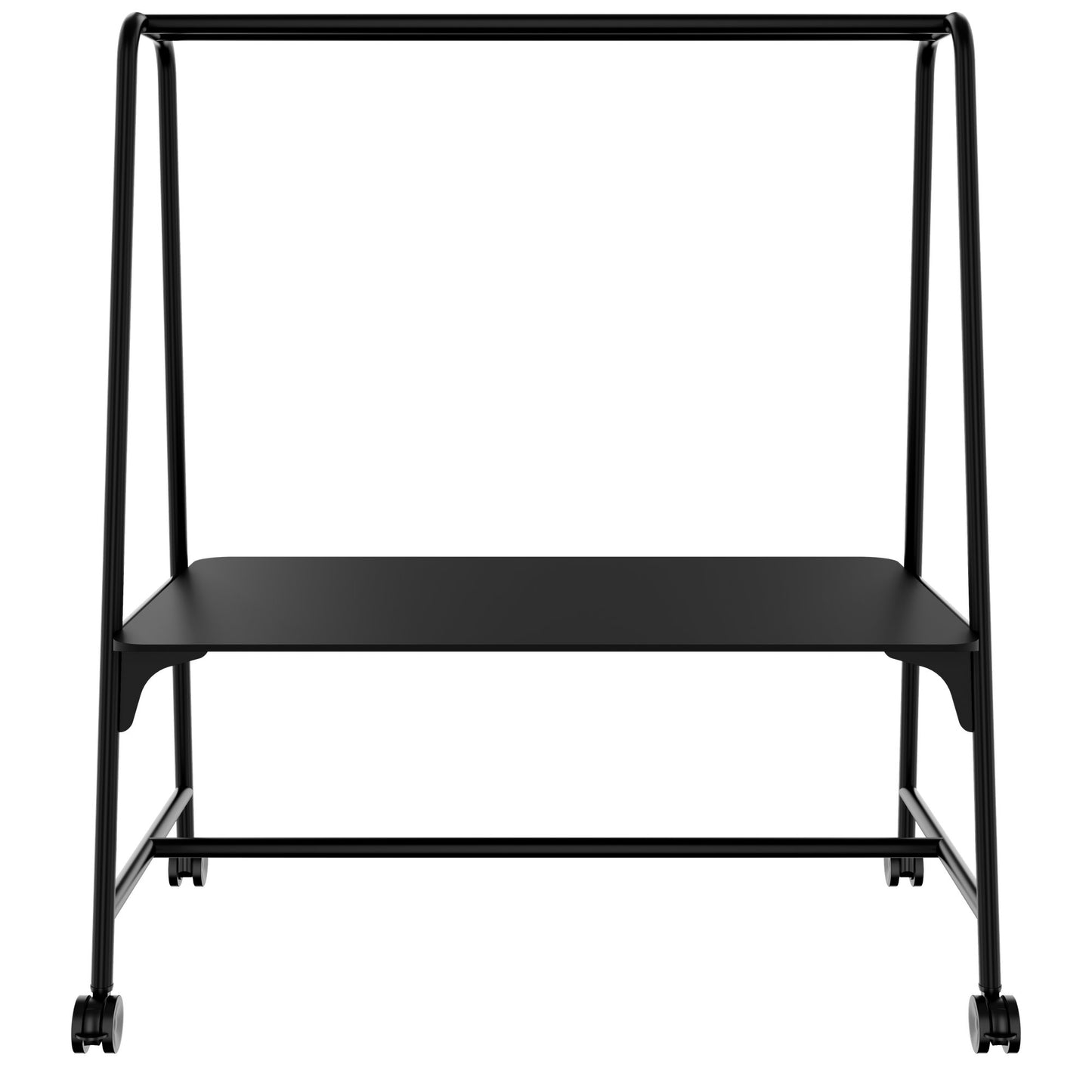 ROUND Multipurpose Tisch | 1600 - 1800 x 740 - 1050 mm, Fenix Schwarz
