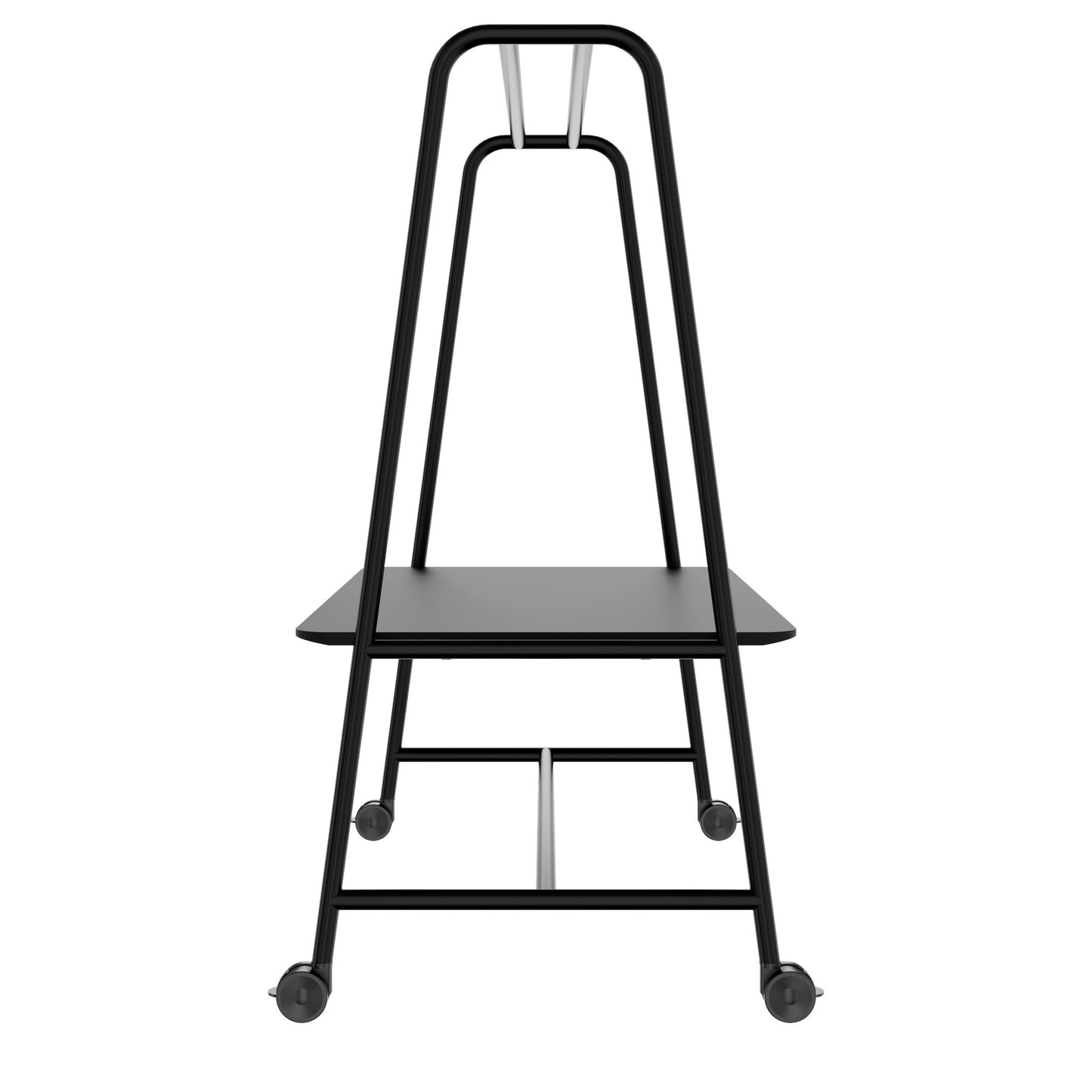 ROUND Multipurpose Tisch | 1600 - 1800 x 740 - 1050 mm, Fenix Schwarz