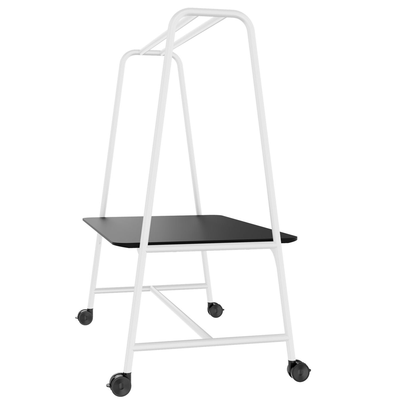 ROUND Multipurpose Tisch | 1600 - 1800 x 740 - 1050 mm, Fenix Schwarz