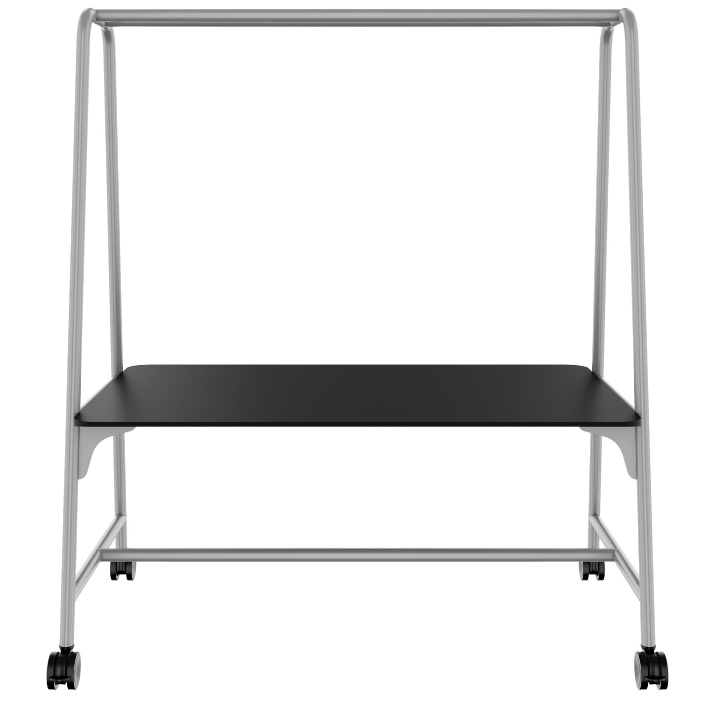 ROUND Multipurpose Tisch | 1600 - 1800 x 740 - 1050 mm, Fenix Schwarz