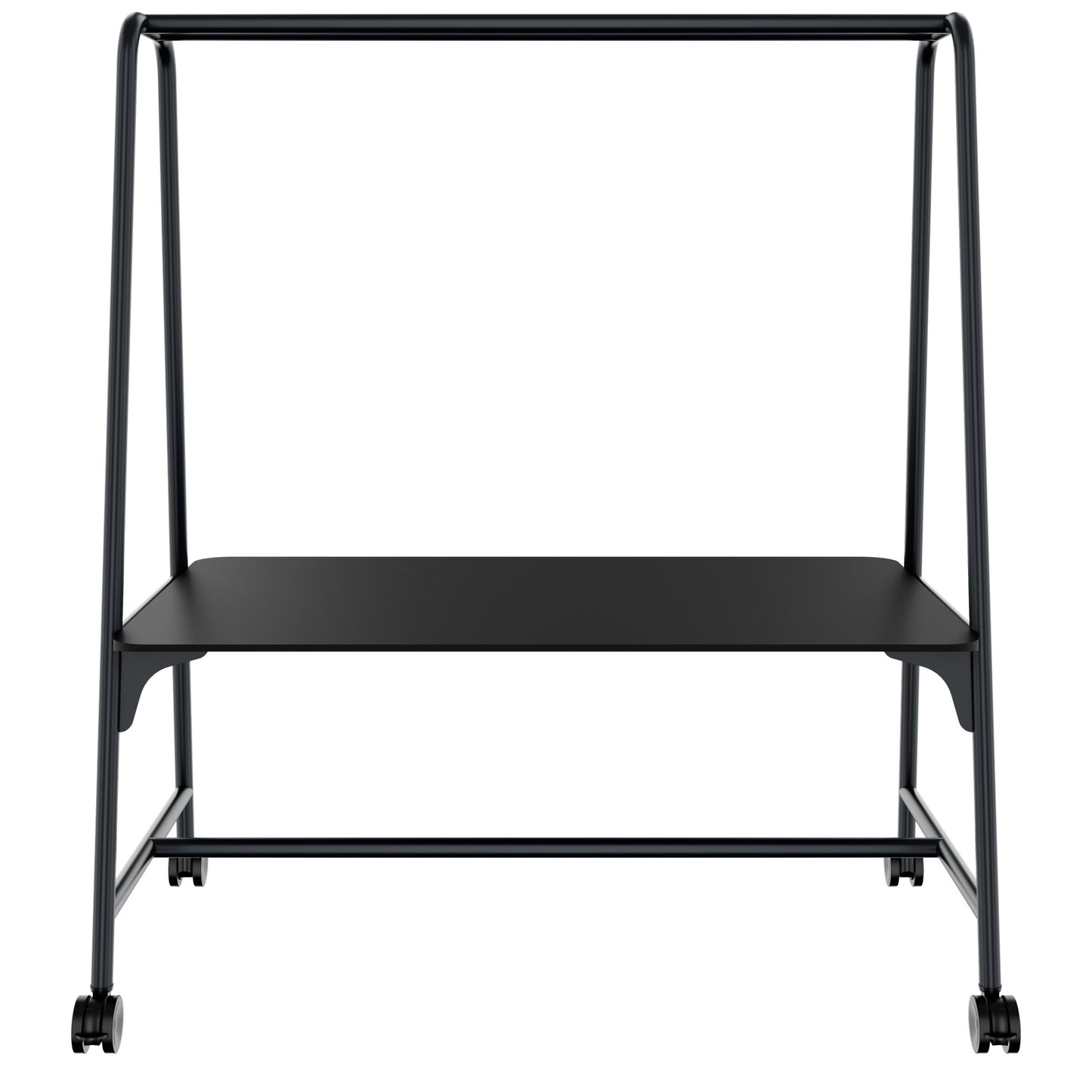 ROUND Multipurpose Tisch | 1600 - 1800 x 740 - 1050 mm, Fenix Schwarz