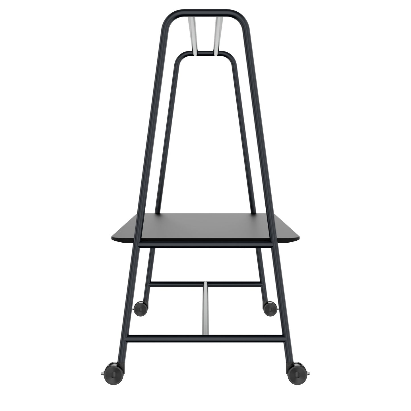 ROUND Multipurpose Tisch | 1600 - 1800 x 740 - 1050 mm, Fenix Schwarz