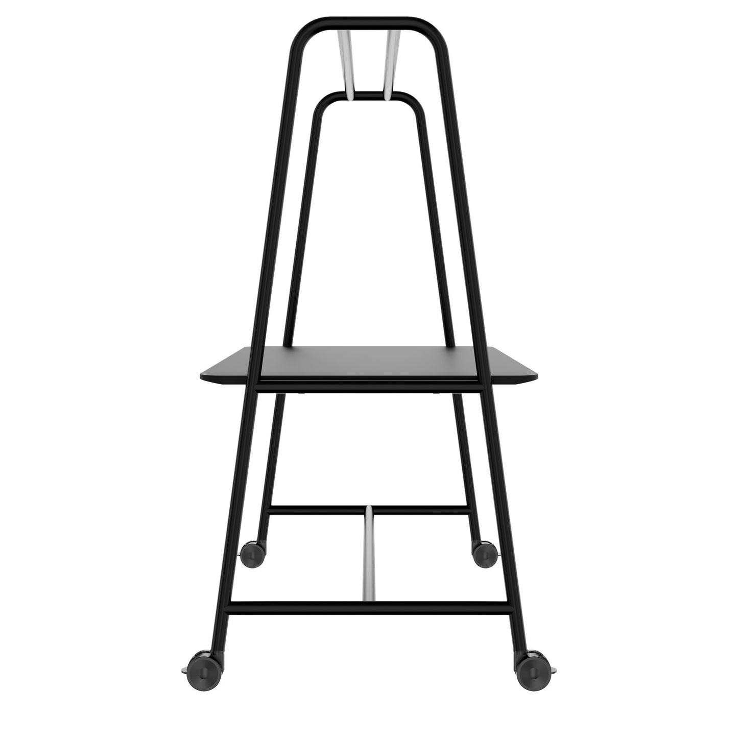 ROUND Multipurpose Tisch | 1600 - 1800 x 740 - 1050 mm, Fenix Schwarz