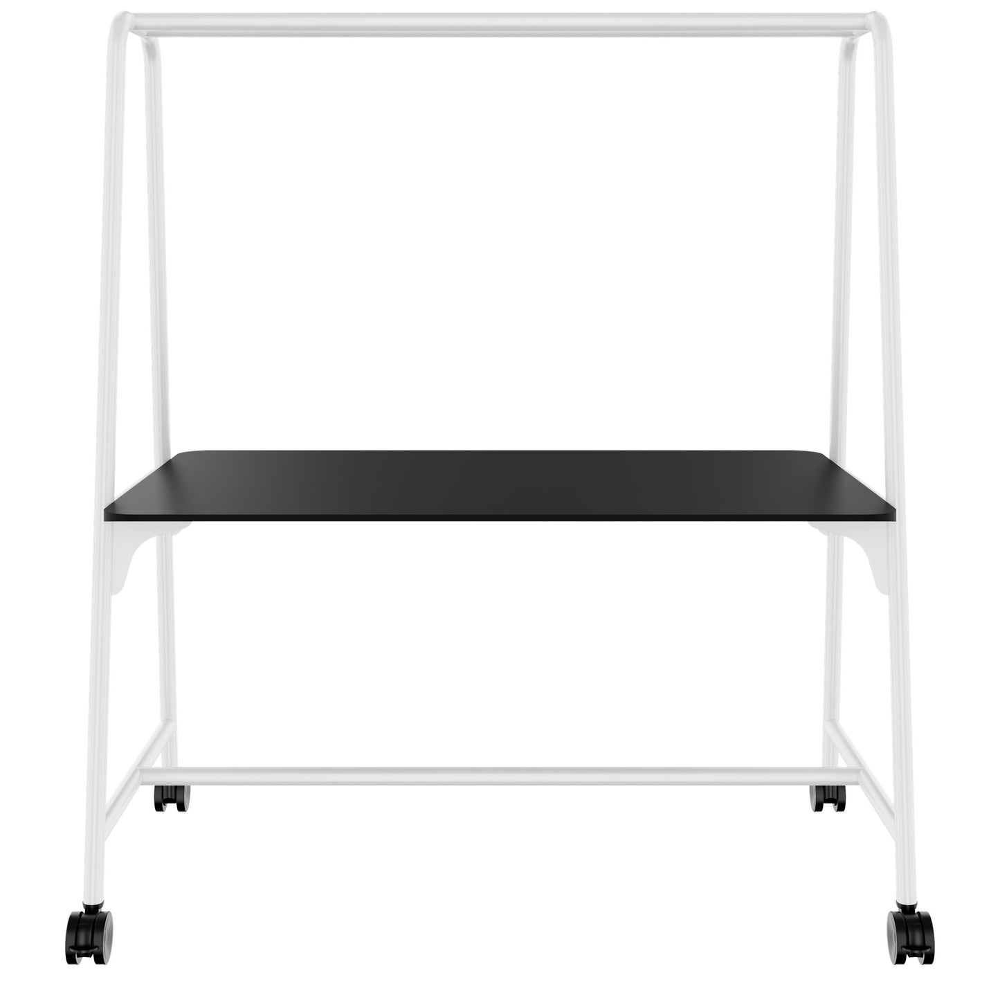 ROUND Multipurpose Tisch | 1600 - 1800 x 740 - 1050 mm, Fenix Schwarz