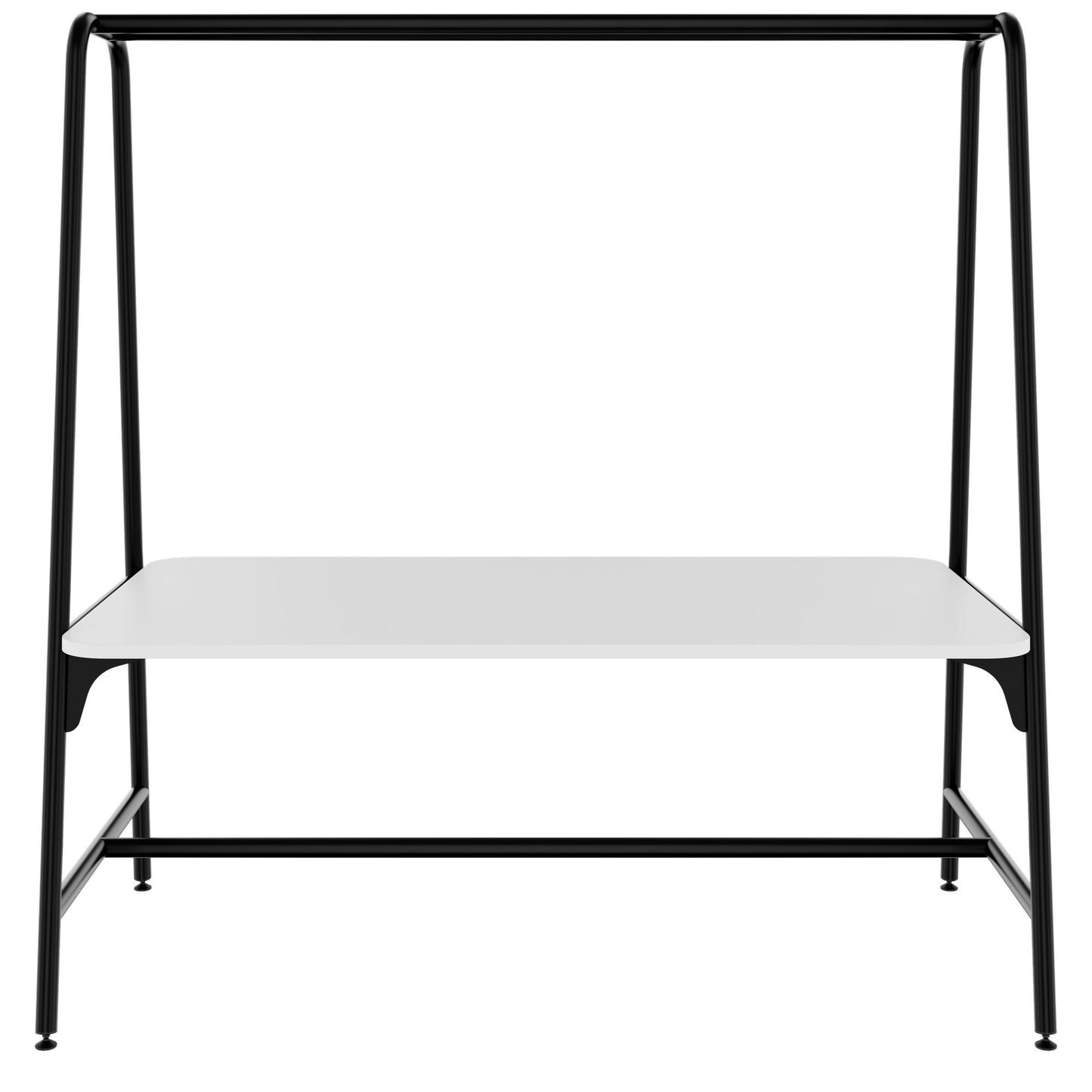 ROUND Multipurpose Tisch | 1600 - 1800 x 740 - 1050 mm, Weiß