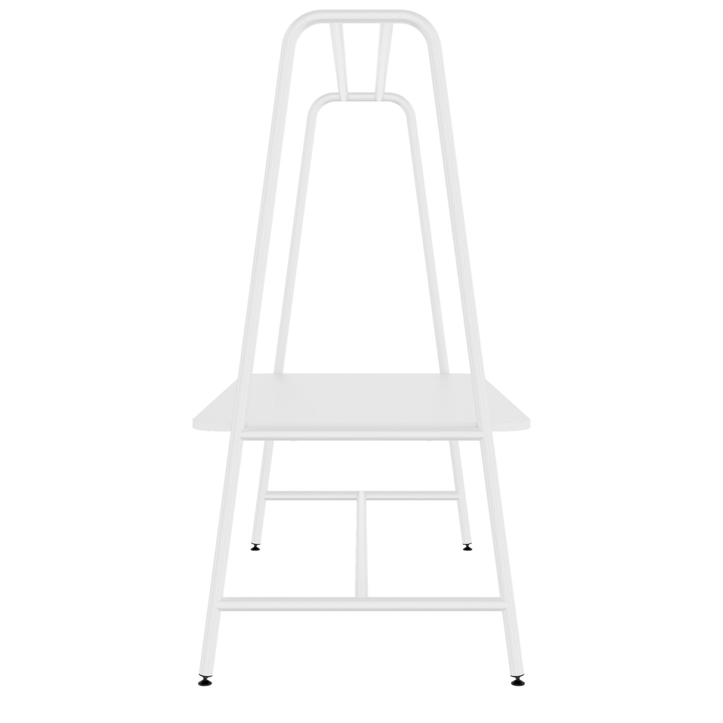 ROUND Multipurpose Tisch | 1600 - 1800 x 740 - 1050 mm, Weiß