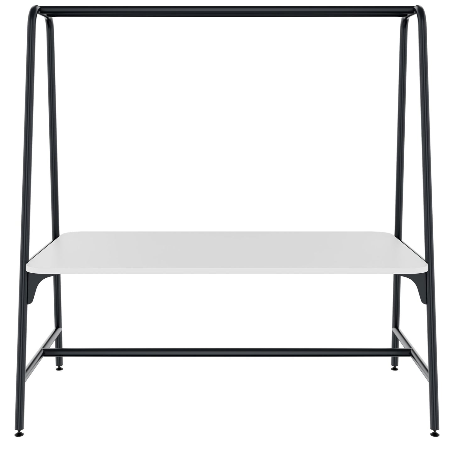 ROUND Multipurpose Tisch | 1600 - 1800 x 740 - 1050 mm, Weiß