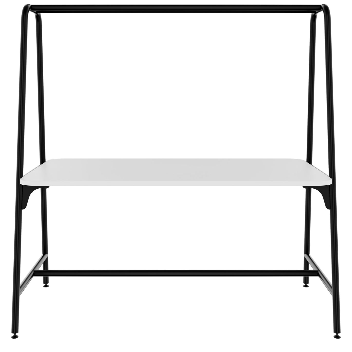 ROUND Multipurpose Tisch | 1600 - 1800 x 740 - 1050 mm, Weiß