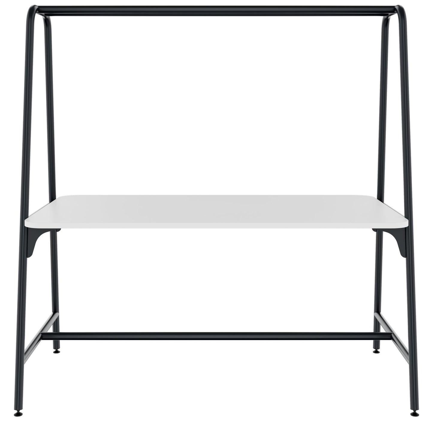 ROUND Multipurpose Tisch | 1600 - 1800 x 740 - 1050 mm, Weiß