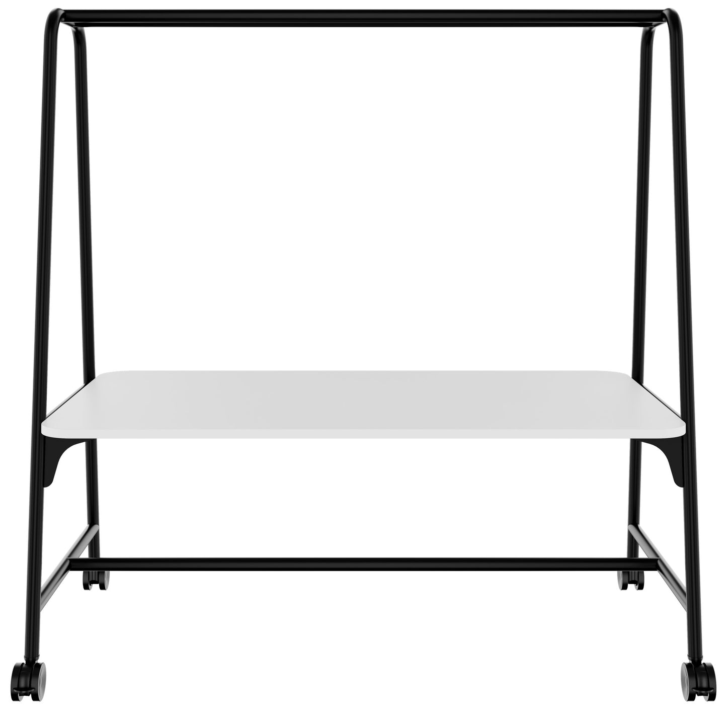 ROUND Multipurpose Tisch | 1600 - 1800 x 740 - 1050 mm, Weiß