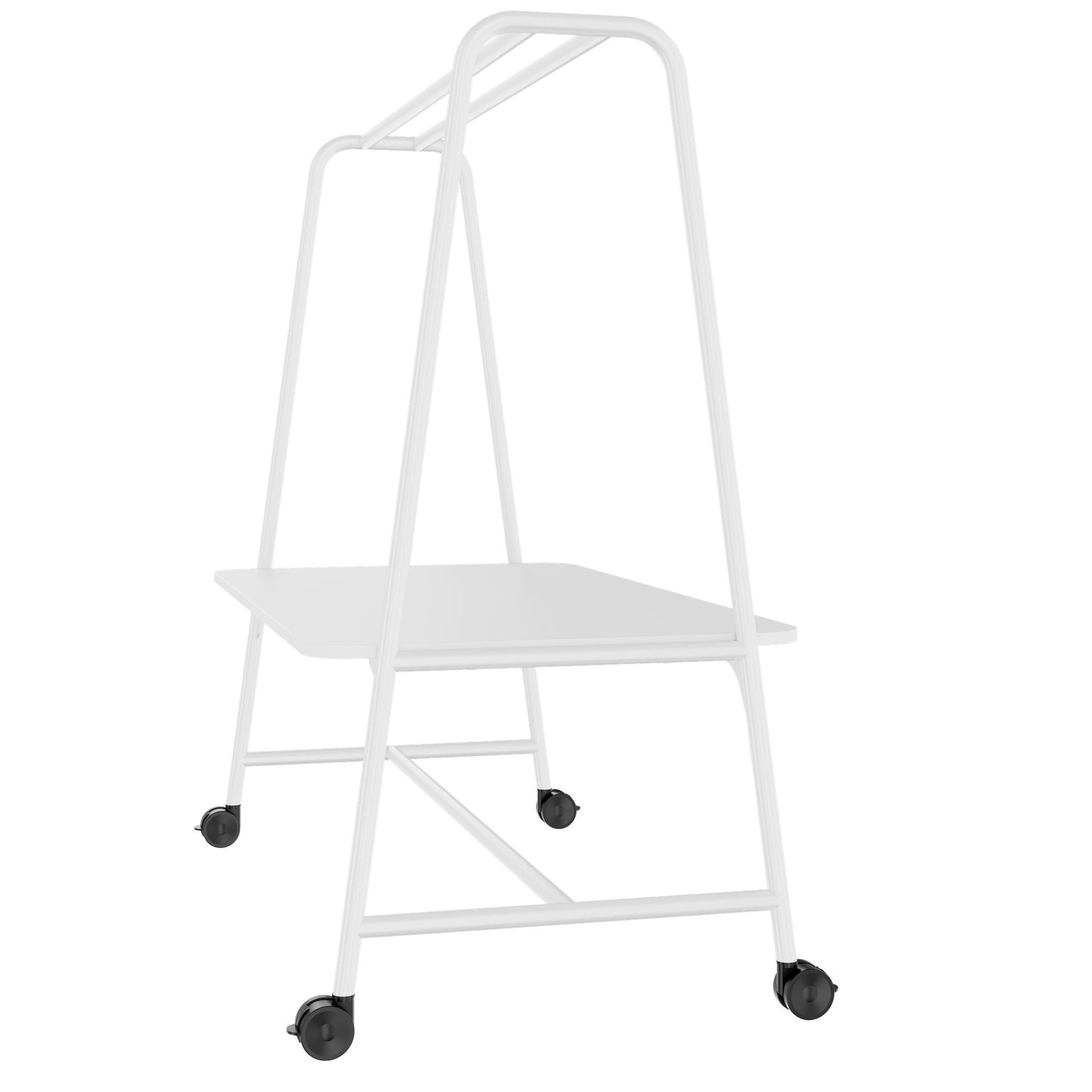 ROUND Multipurpose Tisch | 1600 - 1800 x 740 - 1050 mm, Weiß