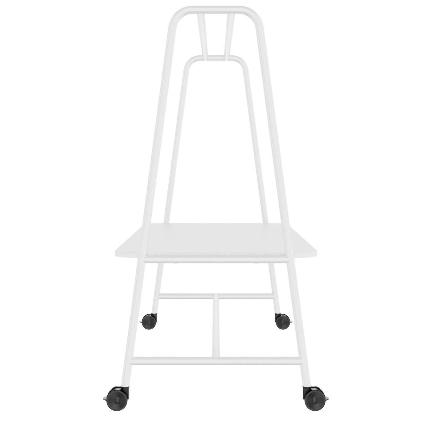 ROUND Multipurpose Tisch | 1600 - 1800 x 740 - 1050 mm, Weiß