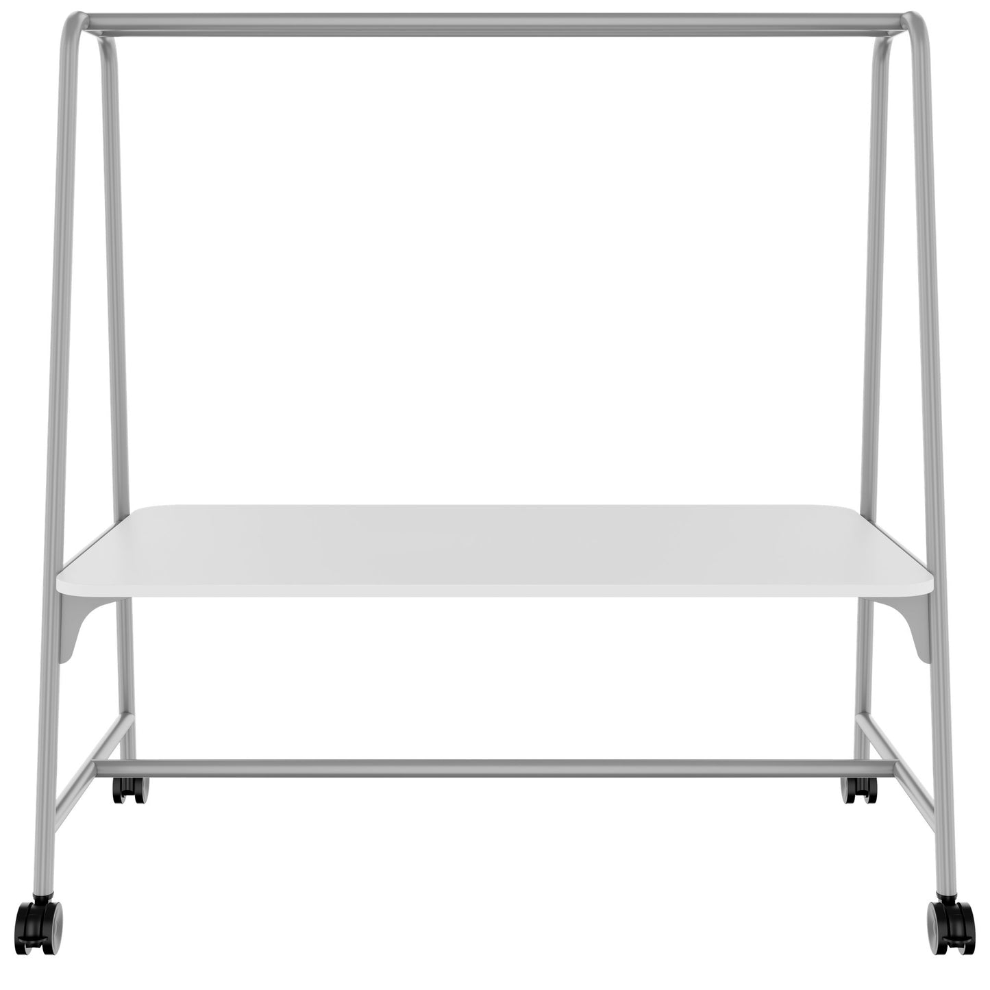 ROUND Multipurpose Tisch | 1600 - 1800 x 740 - 1050 mm, Weiß