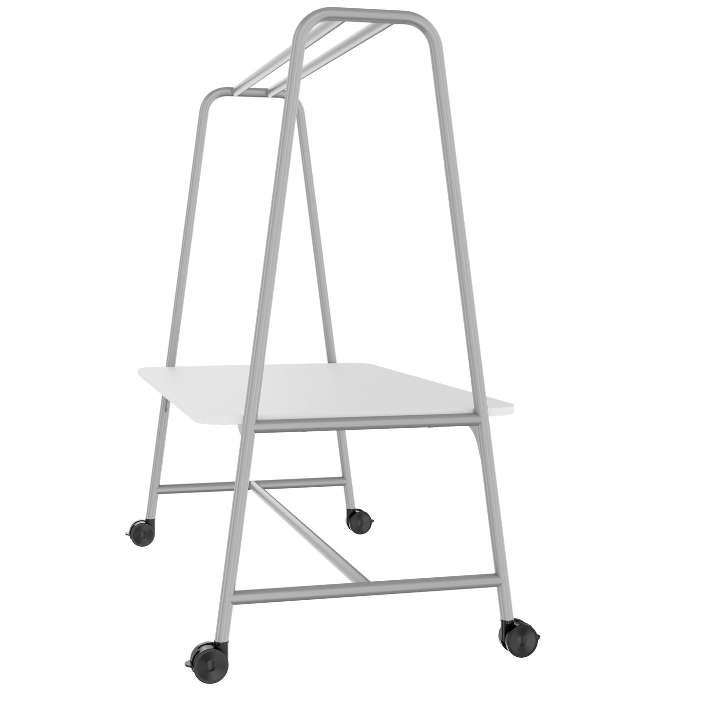 ROUND Multipurpose Tisch | 1600 - 1800 x 740 - 1050 mm, Weiß