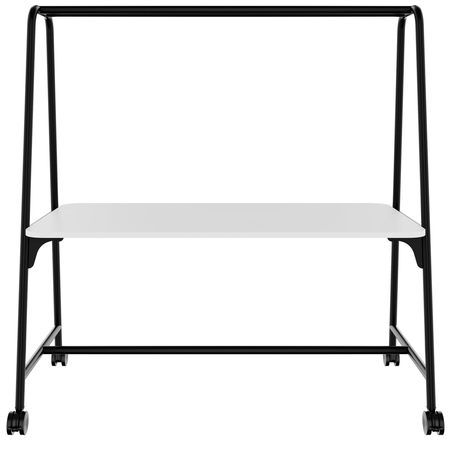 ROUND Multipurpose Tisch | 1600 - 1800 x 740 - 1050 mm, Weiß