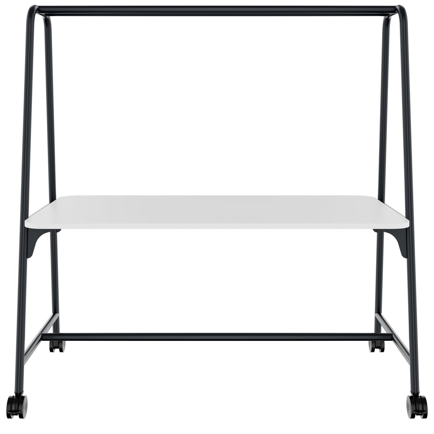 ROUND Multipurpose Tisch | 1600 - 1800 x 740 - 1050 mm, Weiß