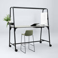 ROUND Multipurpose Tisch | 1600 - 1800 x 740 - 1050 mm, Weiß - 14 Thumbnail Image