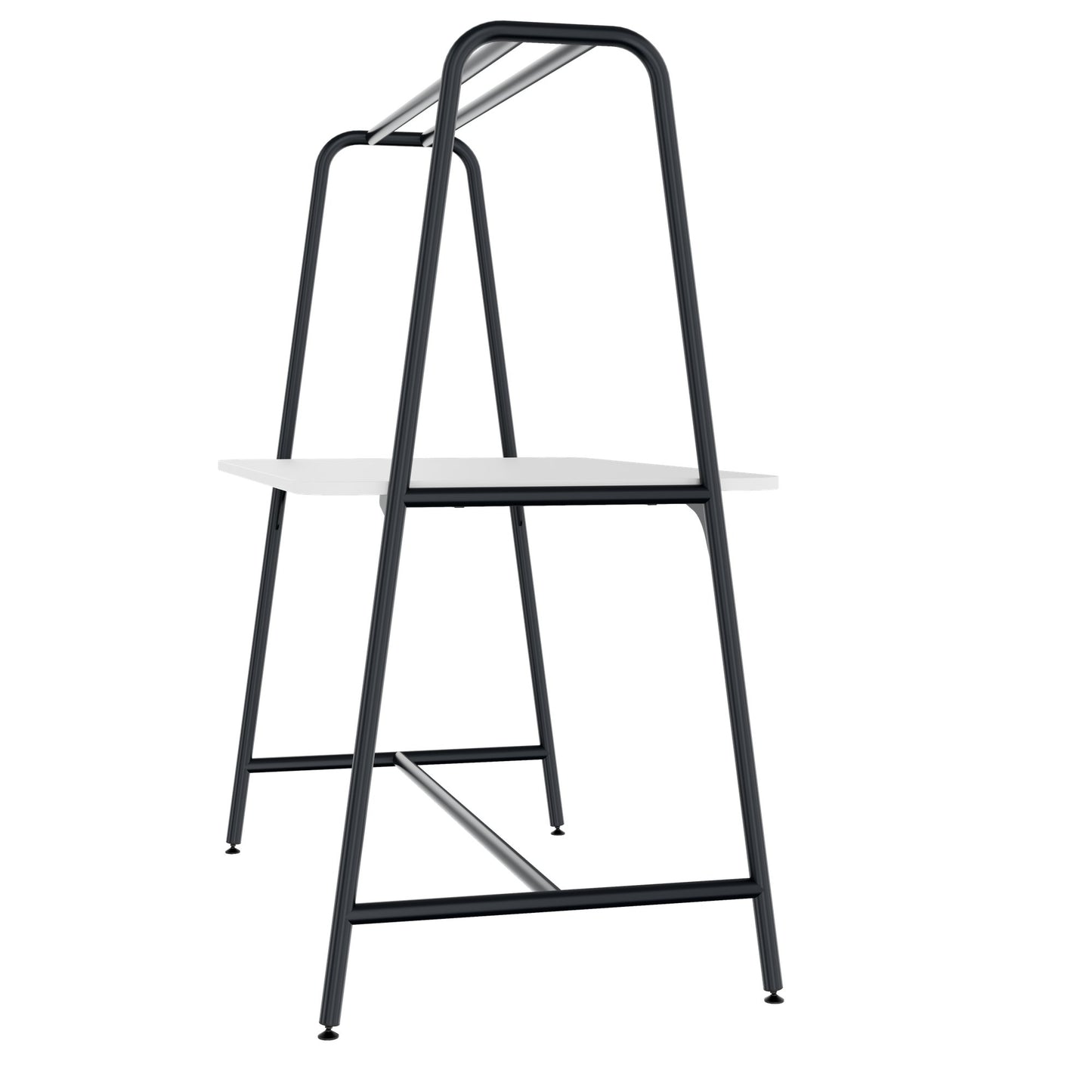 ROUND Multipurpose Tisch | 1600 - 1800 x 740 - 1050 mm, Weiß