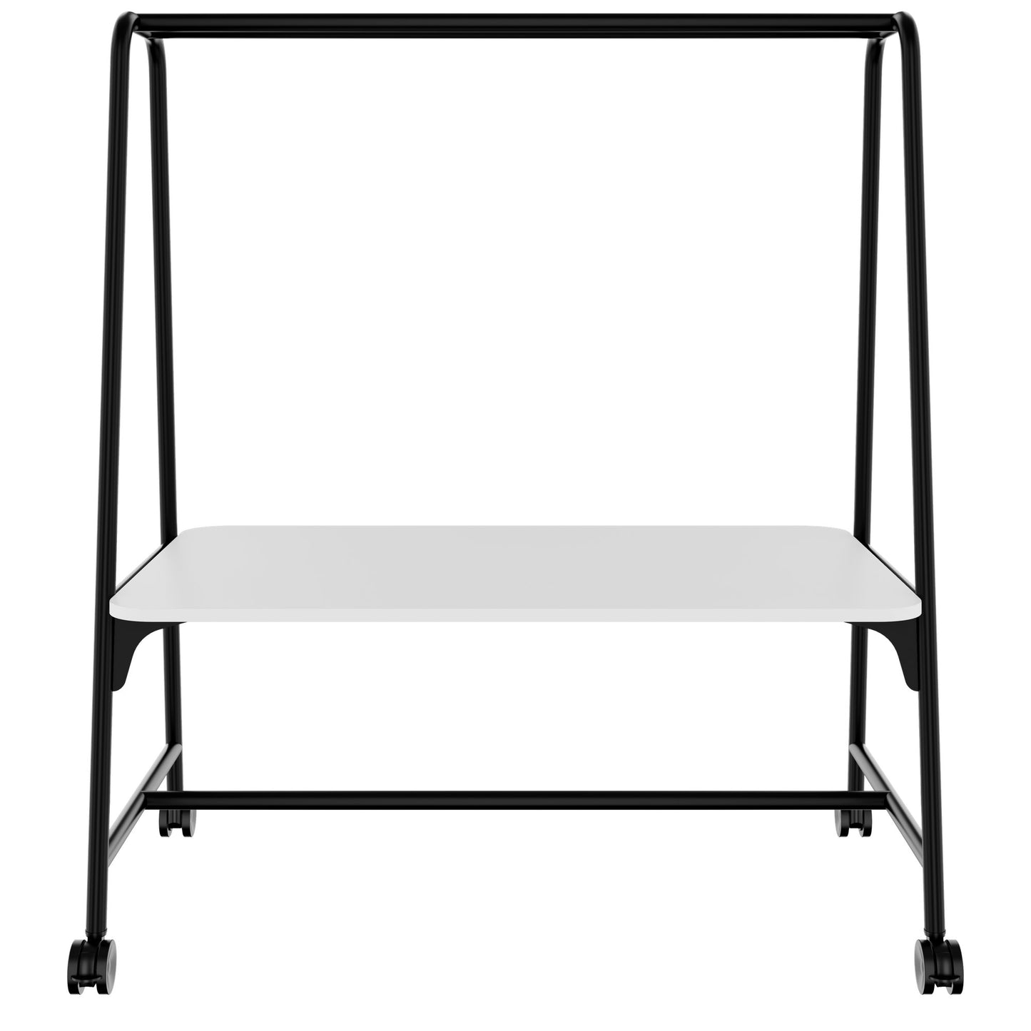 ROUND Multipurpose Tisch | 1600 - 1800 x 740 - 1050 mm, Weiß