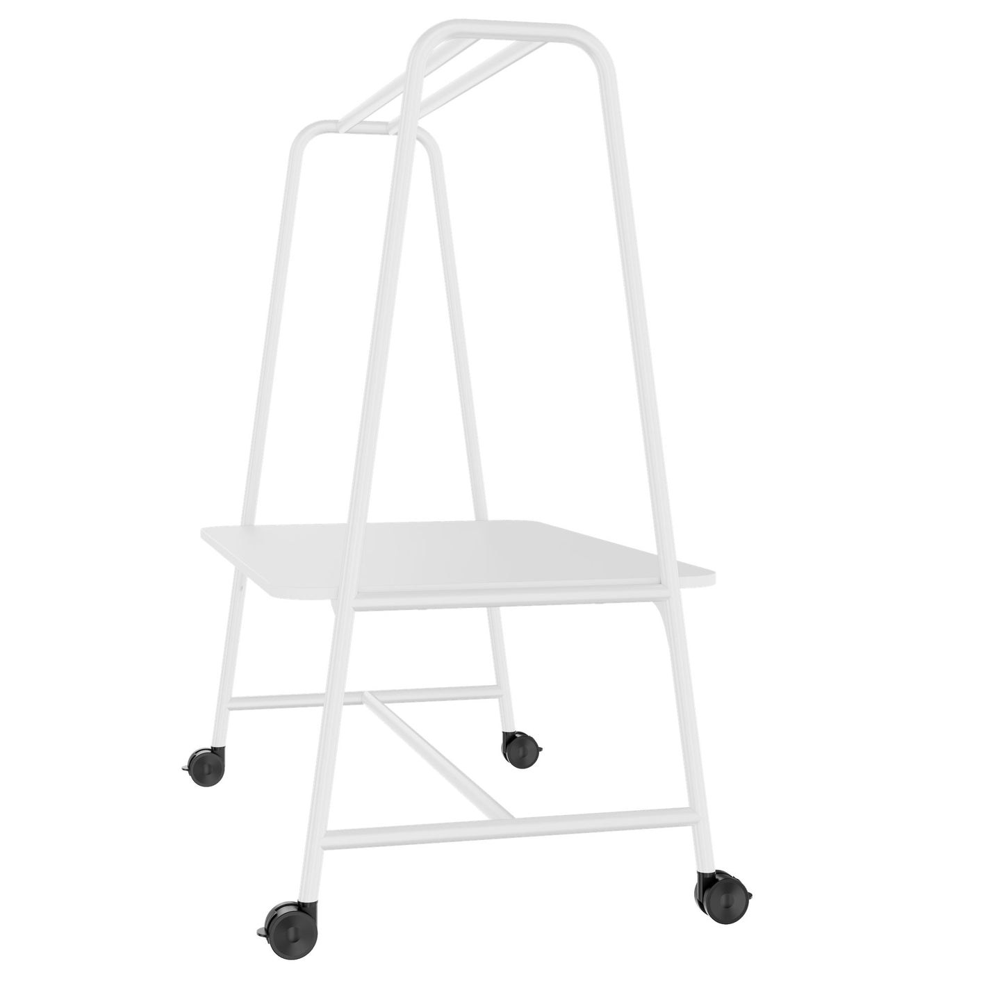 ROUND Multipurpose Tisch | 1600 - 1800 x 740 - 1050 mm, Weiß