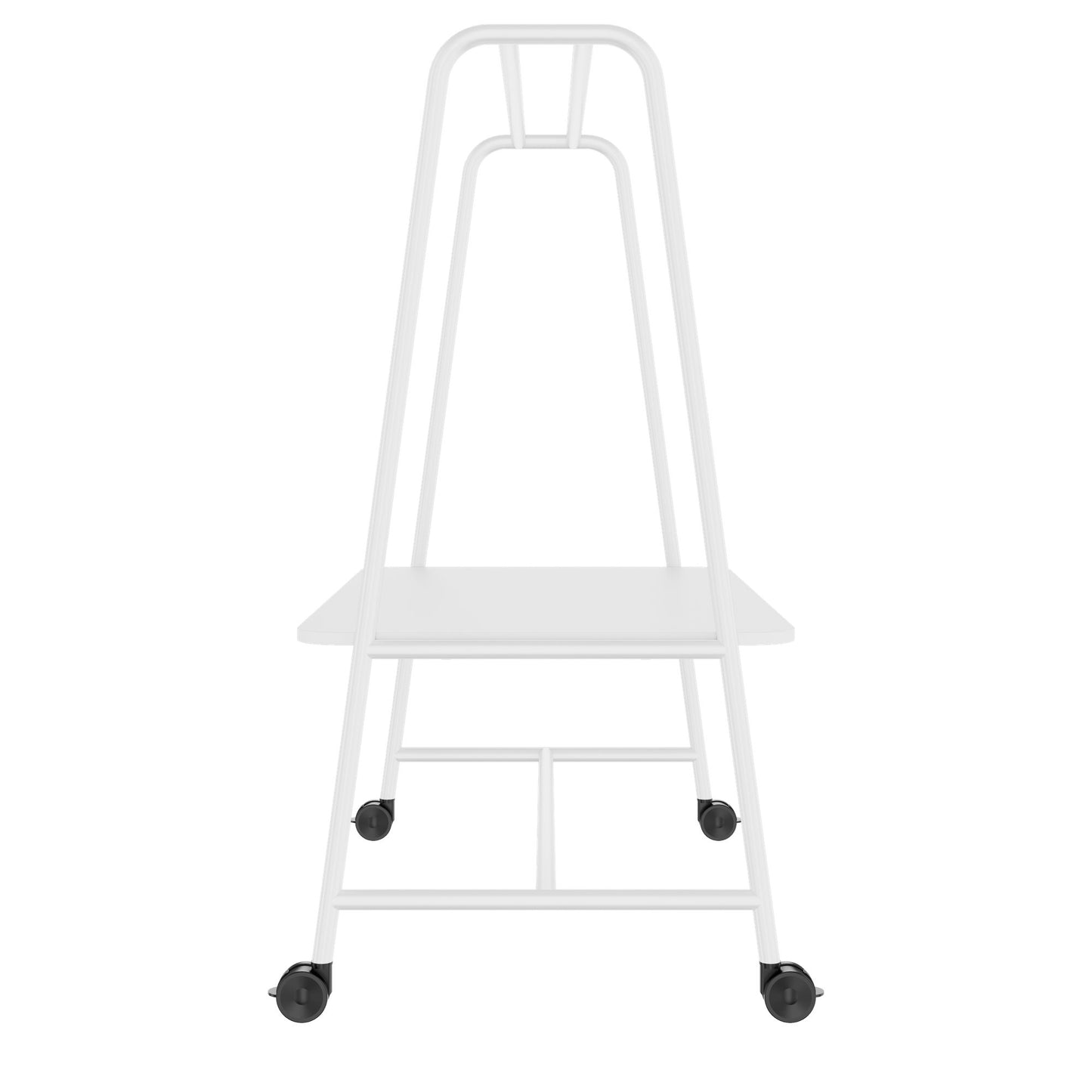 ROUND Multipurpose Tisch | 1600 - 1800 x 740 - 1050 mm, Weiß