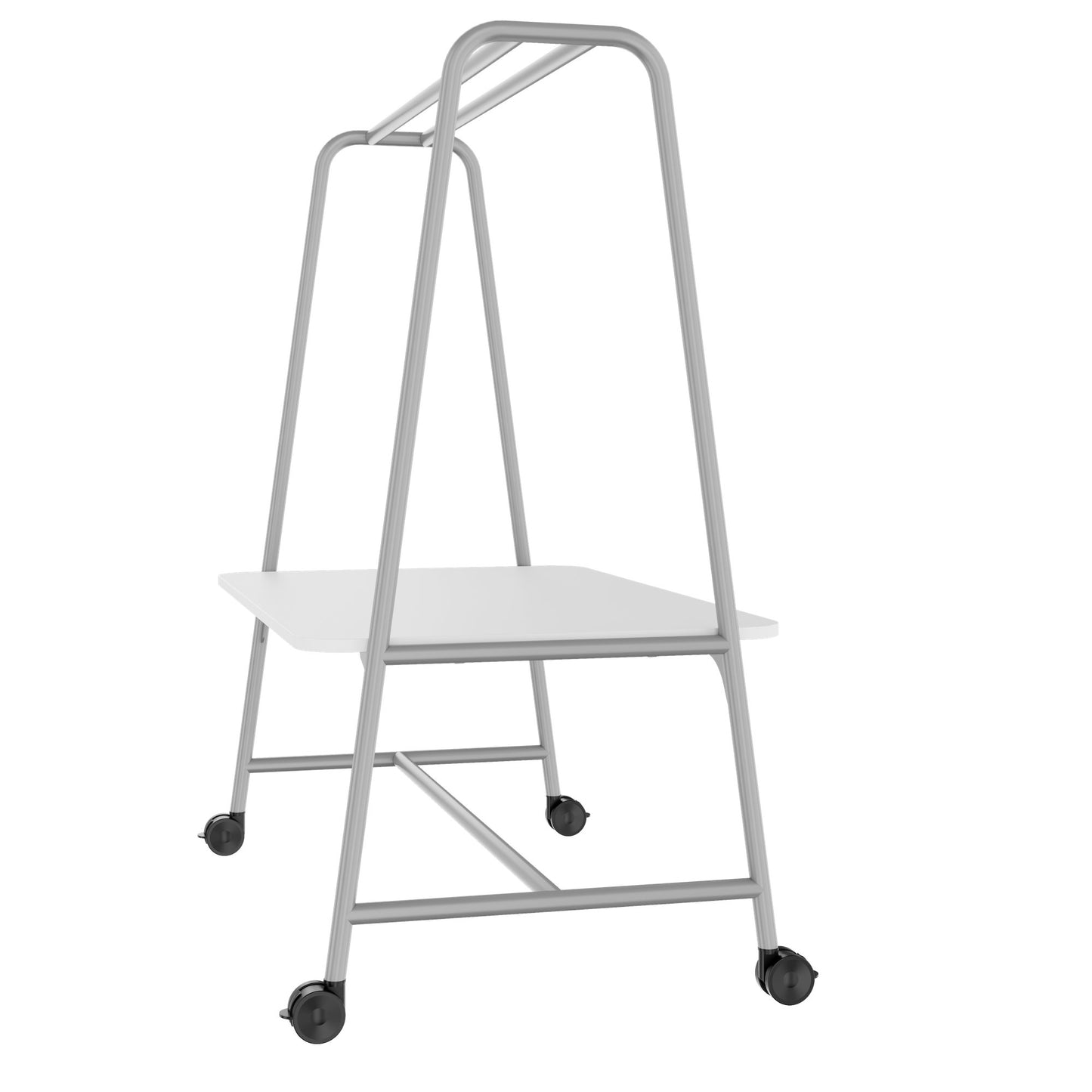 ROUND Multipurpose Tisch | 1600 - 1800 x 740 - 1050 mm, Weiß