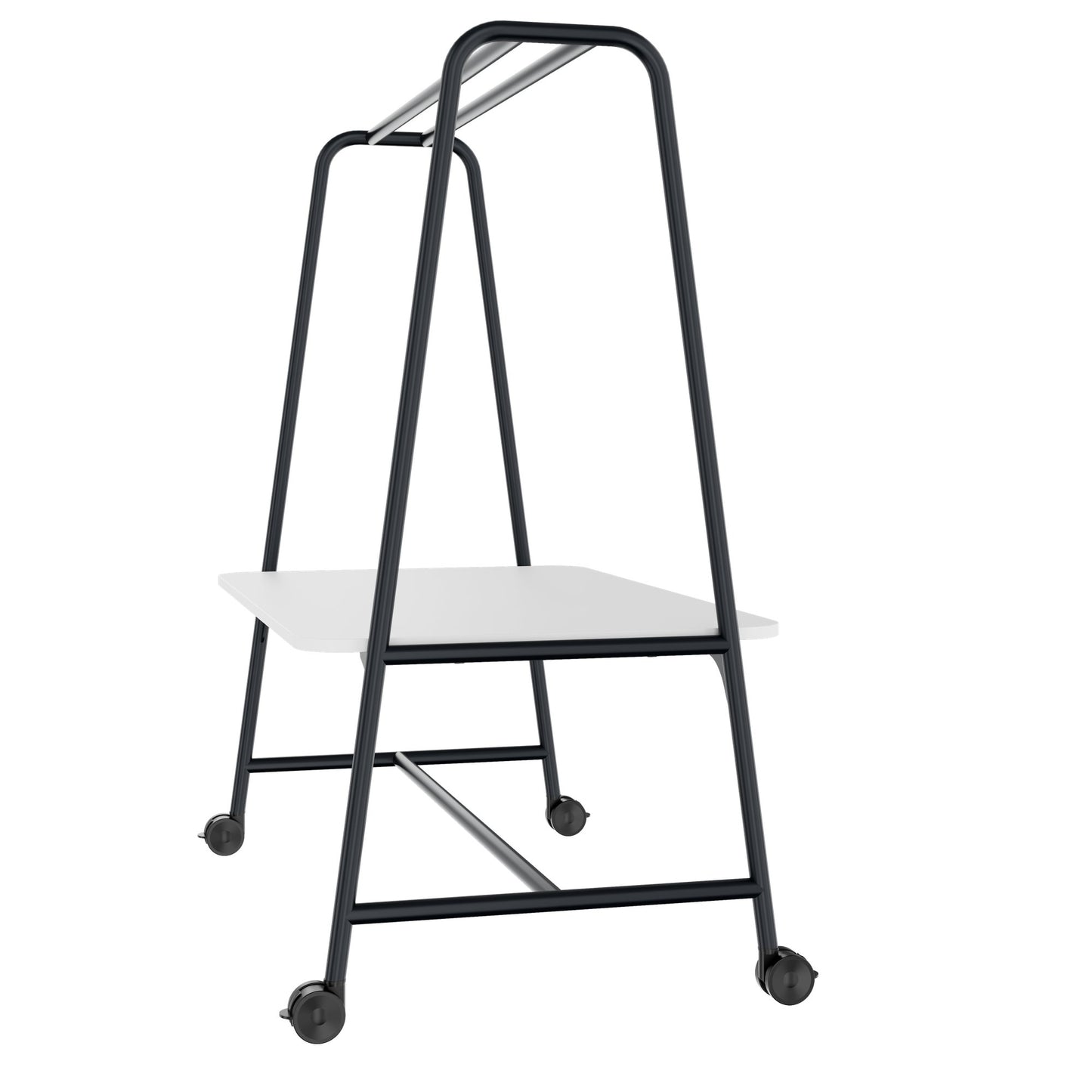 ROUND Multipurpose Tisch | 1600 - 1800 x 740 - 1050 mm, Weiß