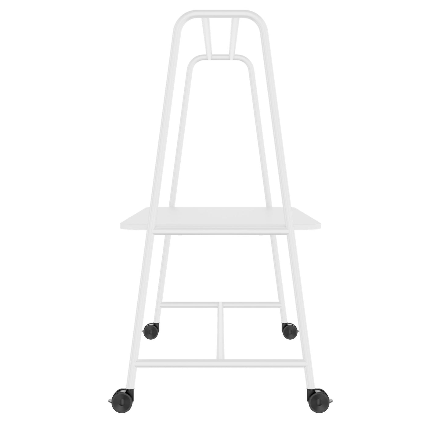 ROUND Multipurpose Tisch | 1600 - 1800 x 740 - 1050 mm, Weiß