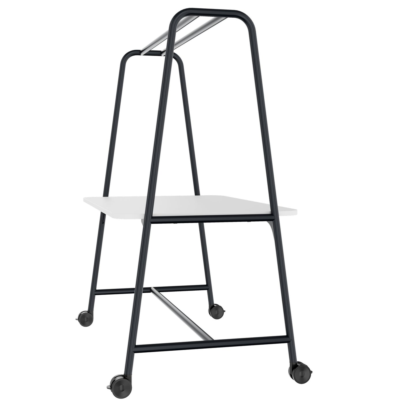 ROUND Multipurpose Tisch | 1600 - 1800 x 740 - 1050 mm, Weiß