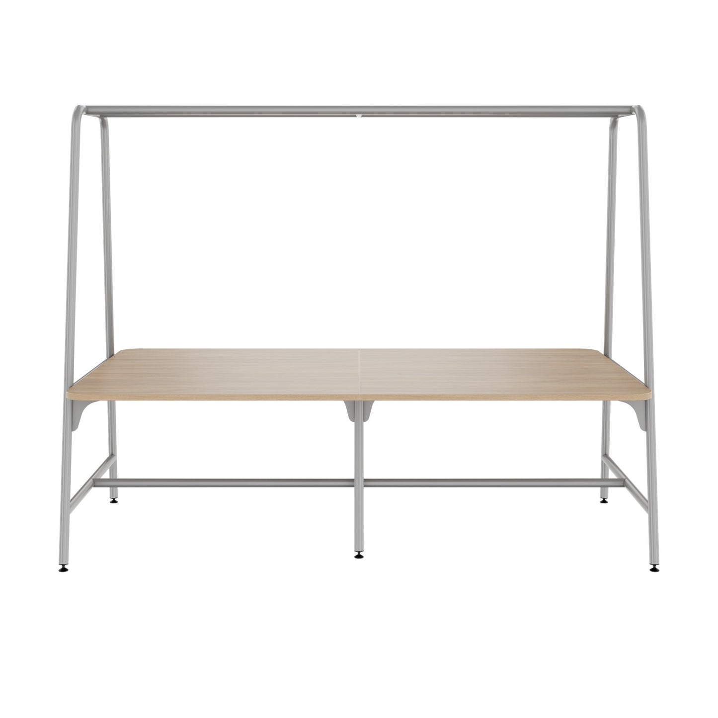 ROUND Multipurpose Tisch | 2400 - 2800 x 740 - 1050 mm, Bernsteineiche